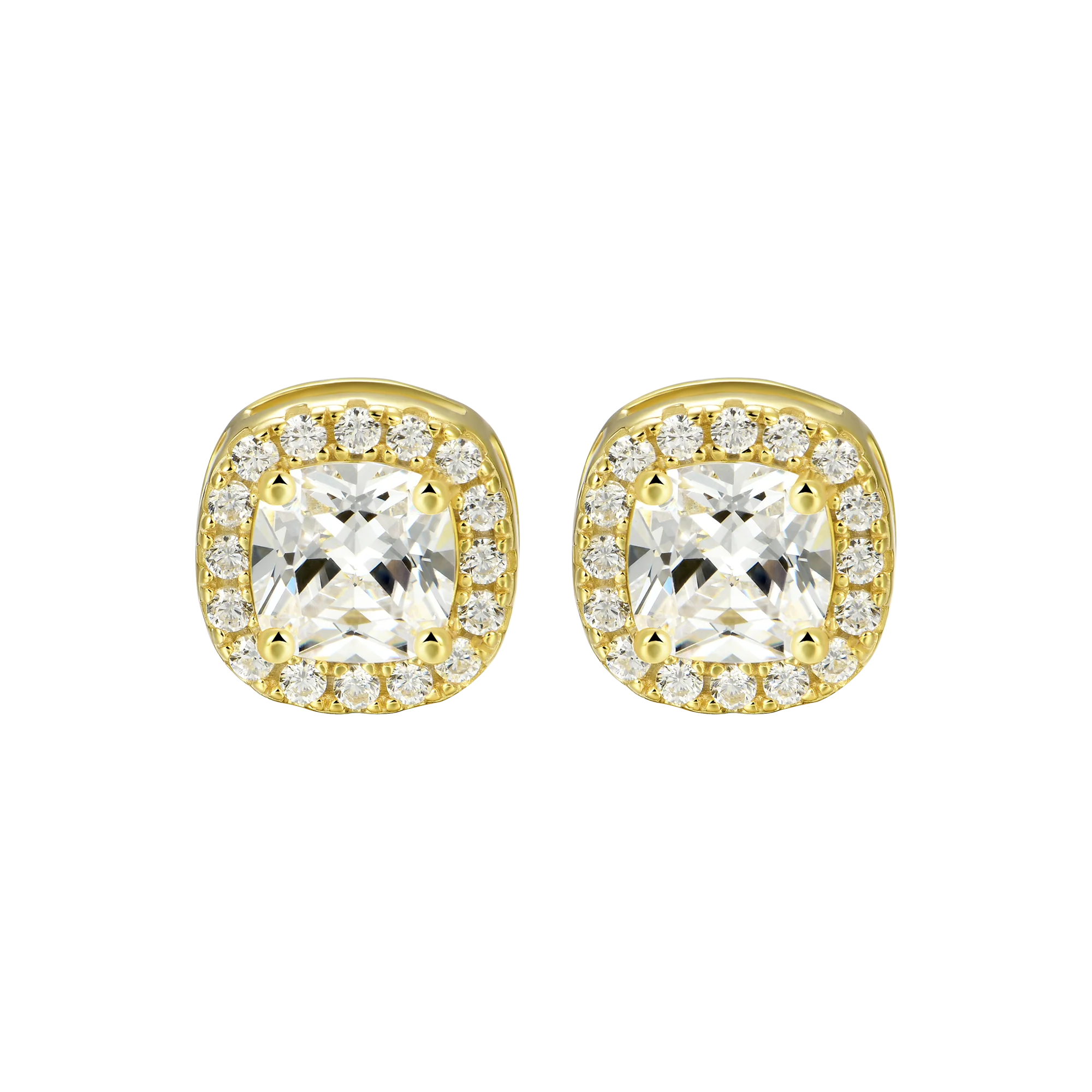 Custom Halo Moissanite Stud Earring - Image 60