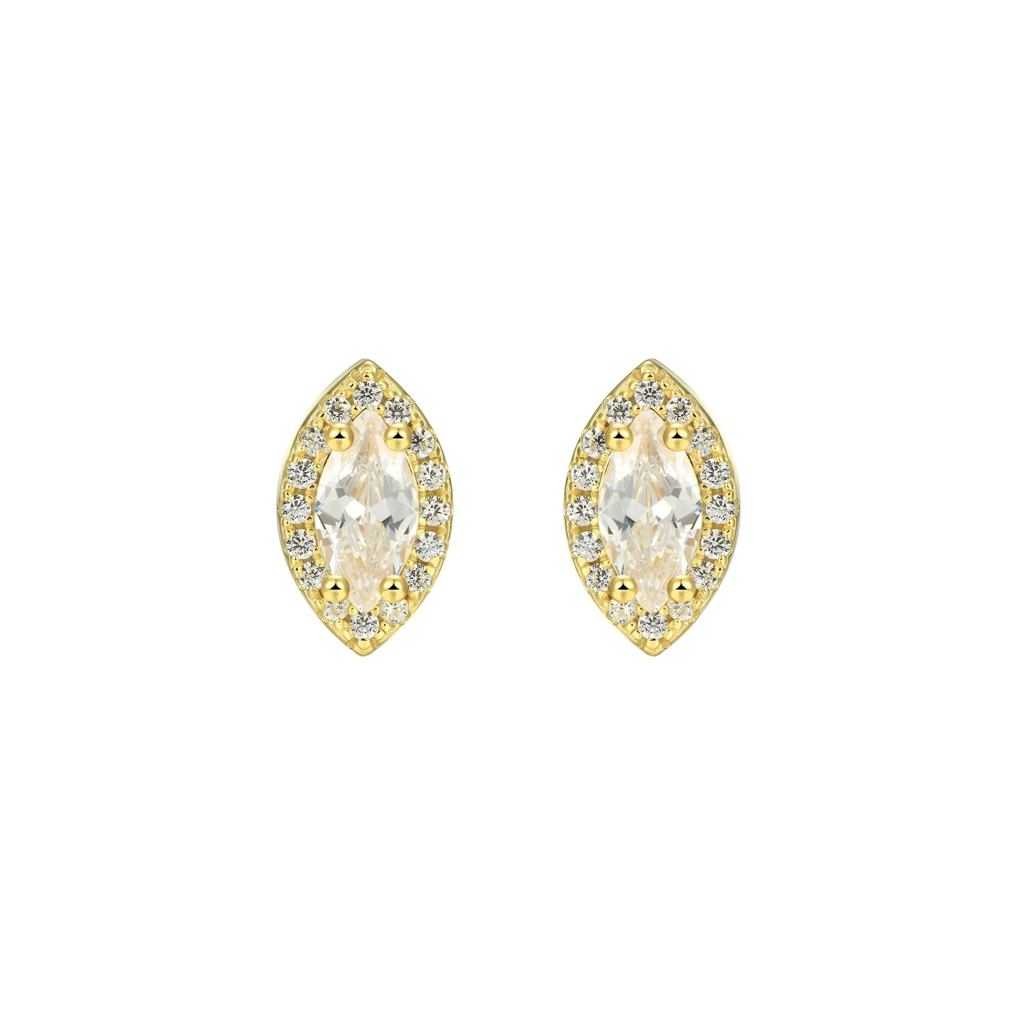 Custom Halo Moissanite Stud Earring - Image 84