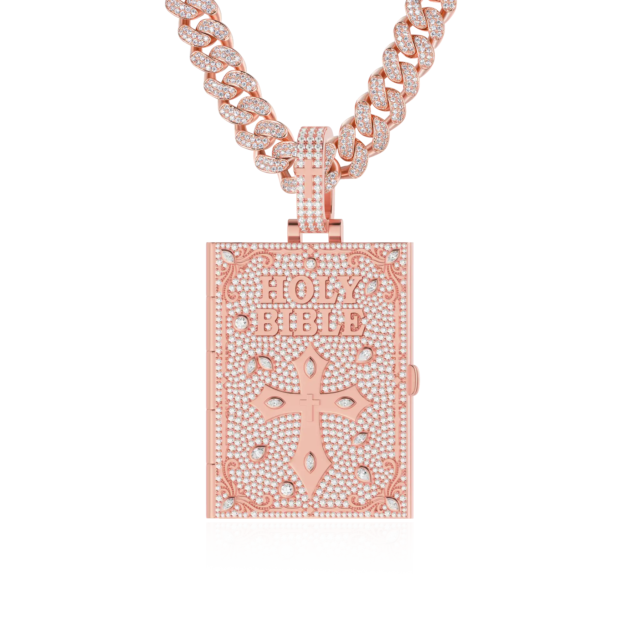 Custom Ice Bible Photo Pendant - 51mm - Image 12