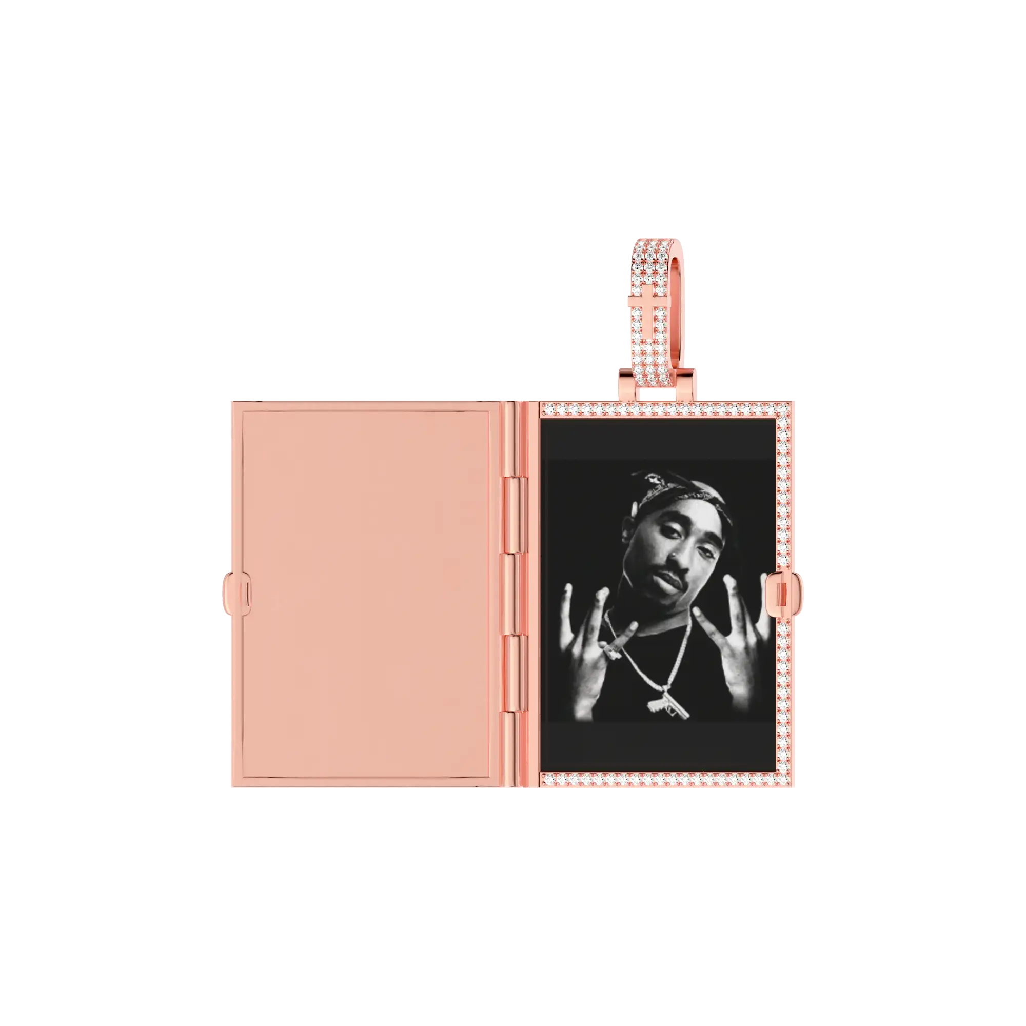 Custom Ice Bible Photo Pendant - 51mm - Image 13