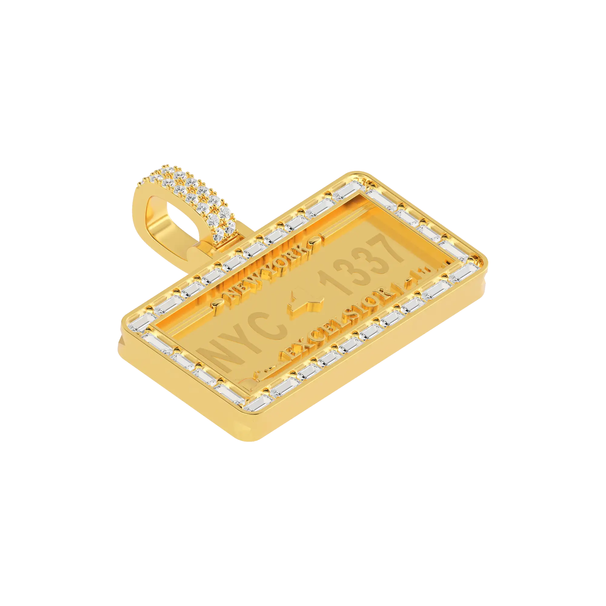 Custom License Plate Pendant (CA/GA) - Image 15