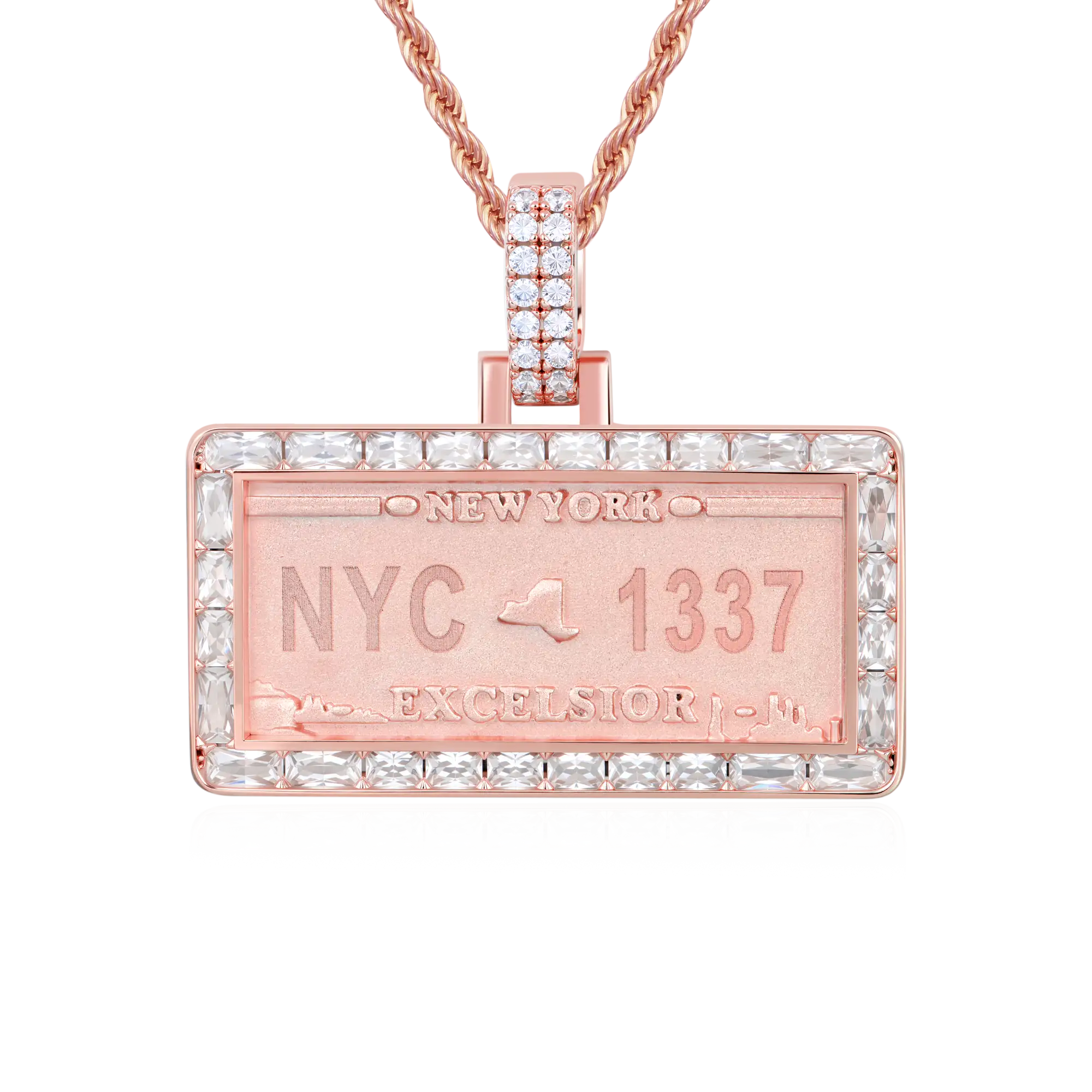 Custom License Plate Pendant (TX/NY/FL) - Image 12