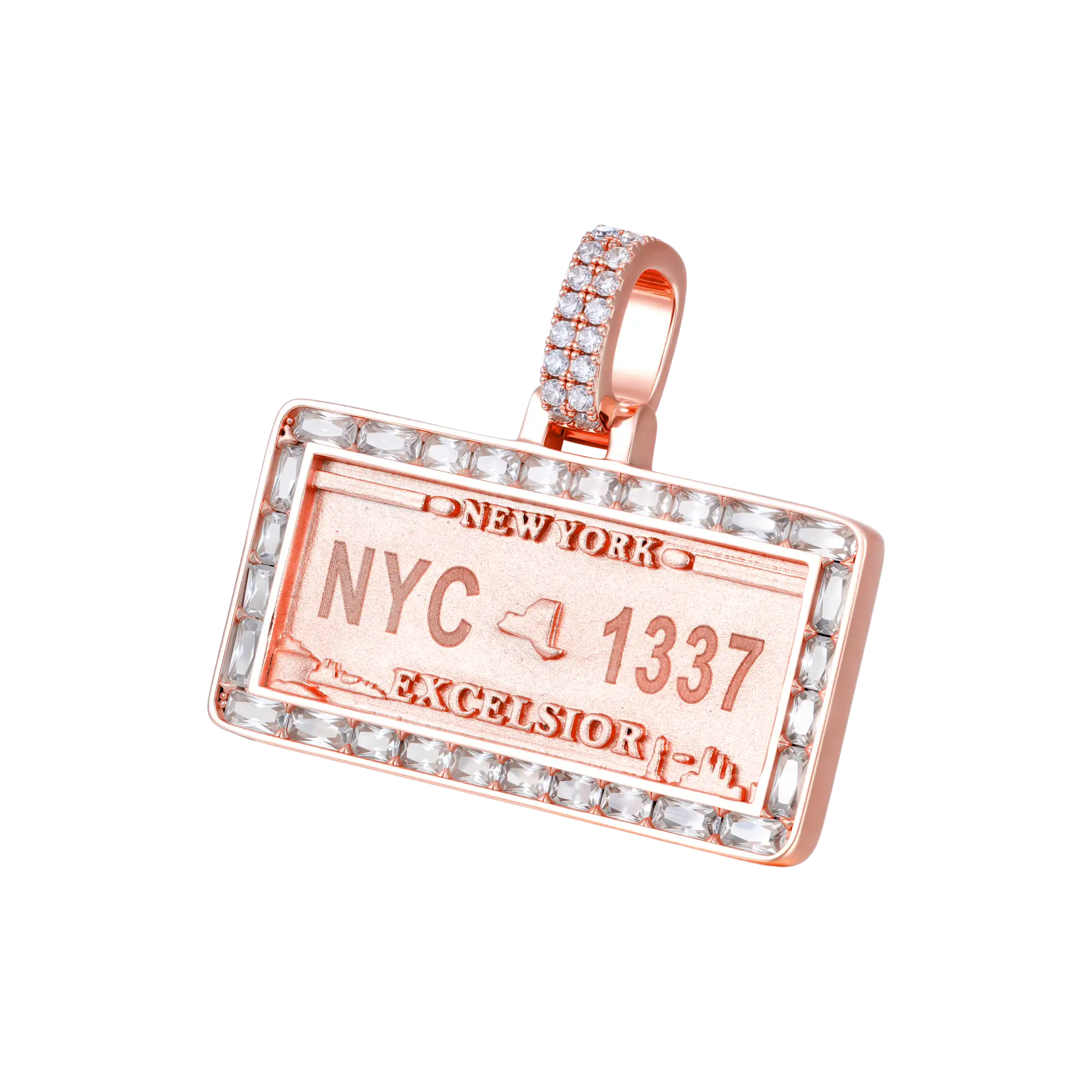 Custom License Plate Pendant (TX/NY/FL) - Image 13