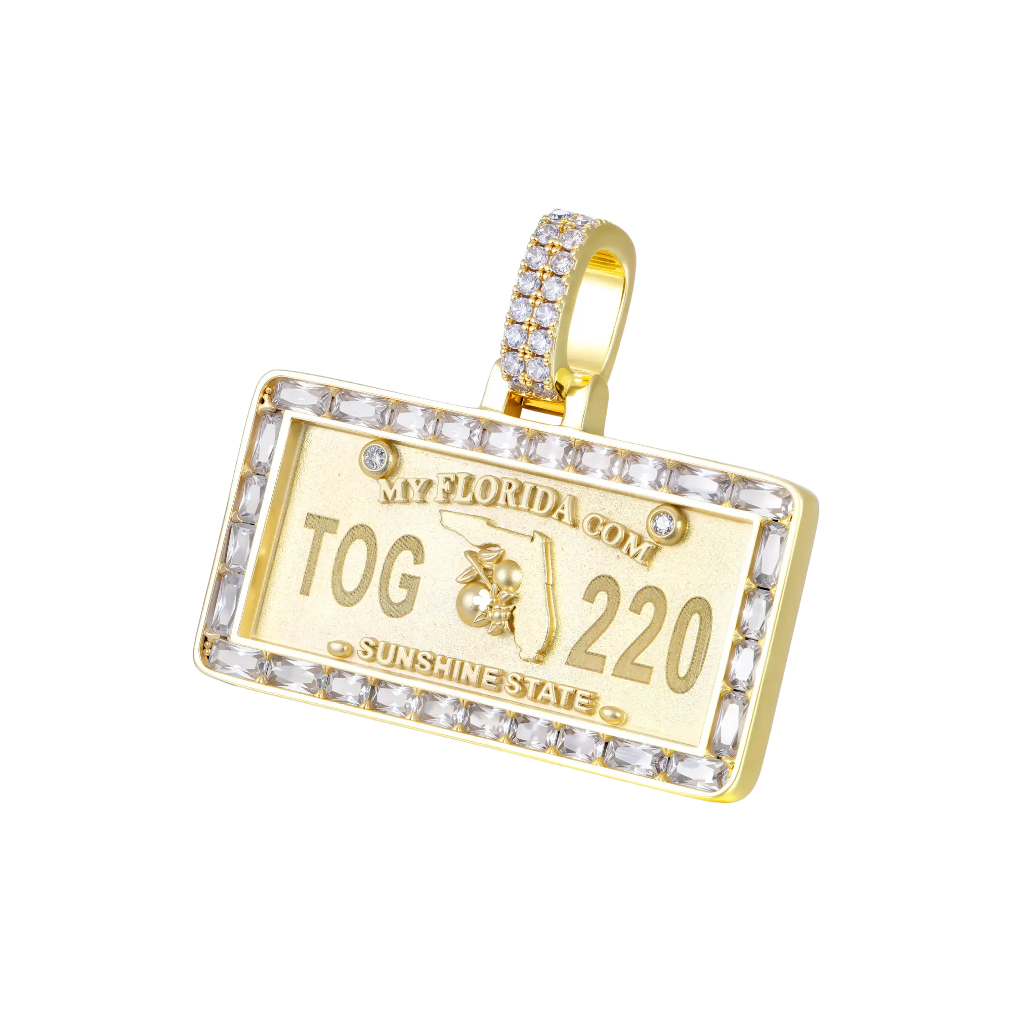 Custom License Plate Pendant (TX/NY/FL) - Image 18