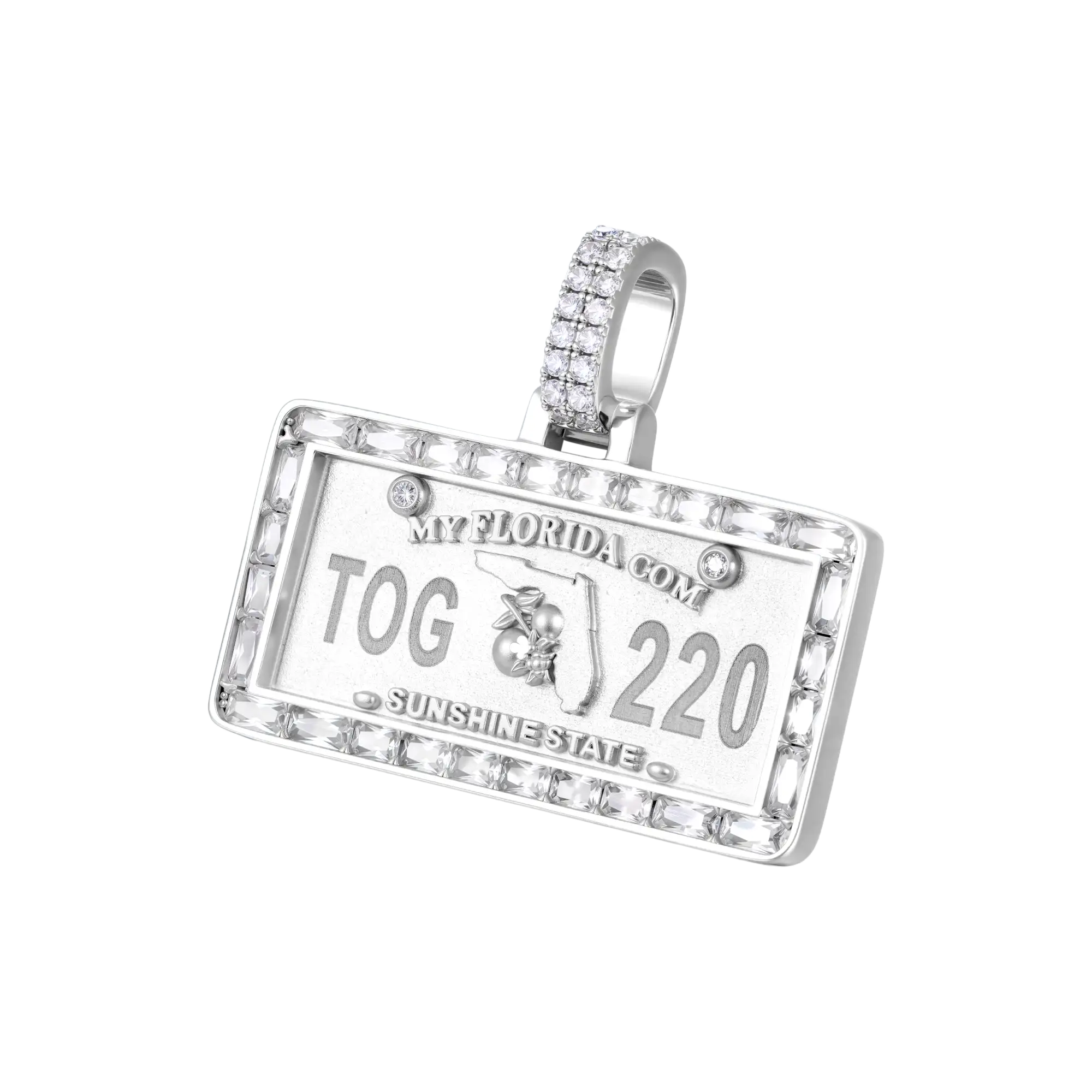 Custom License Plate Pendant (TX/NY/FL) - Image 22