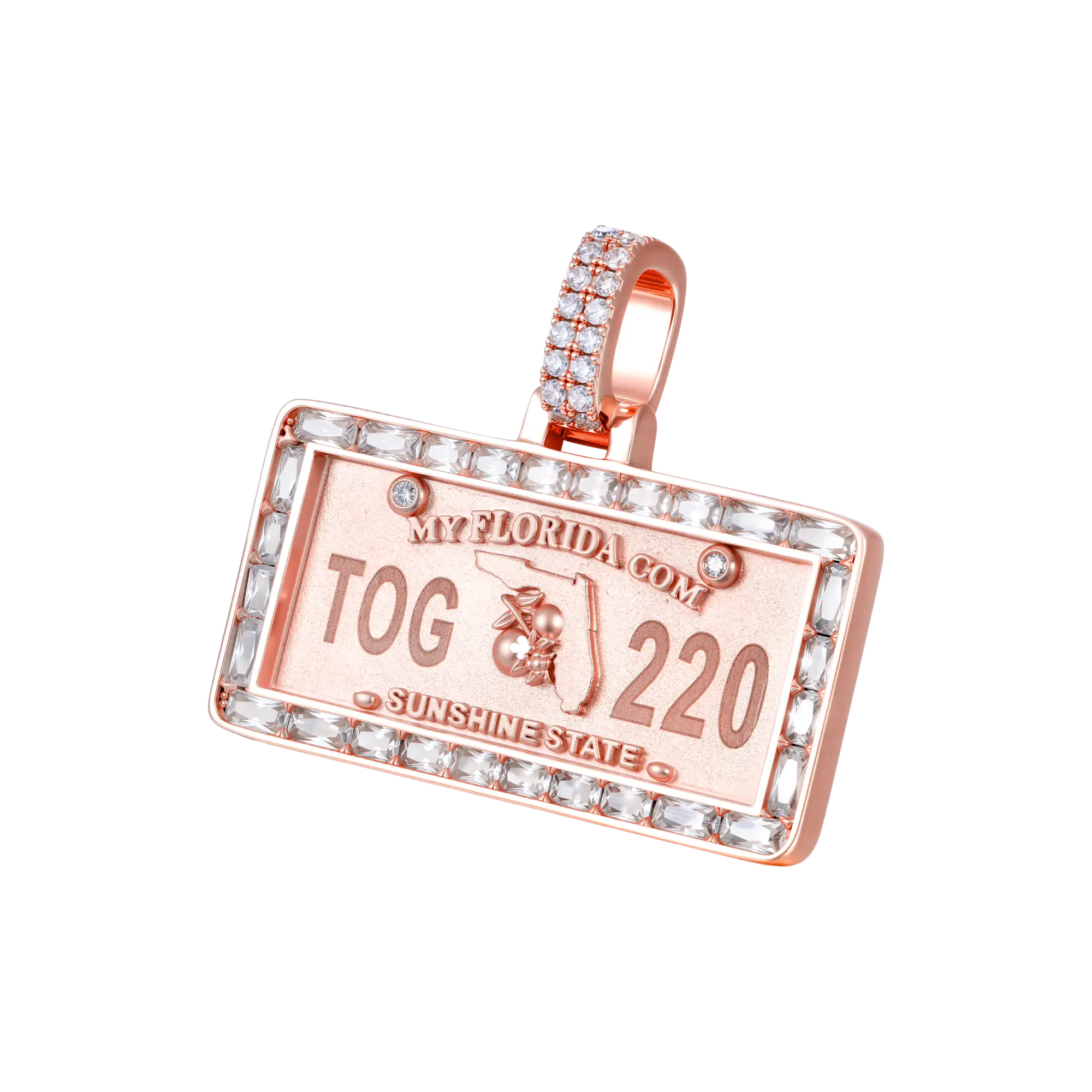 Custom License Plate Pendant (TX/NY/FL) - Image 26
