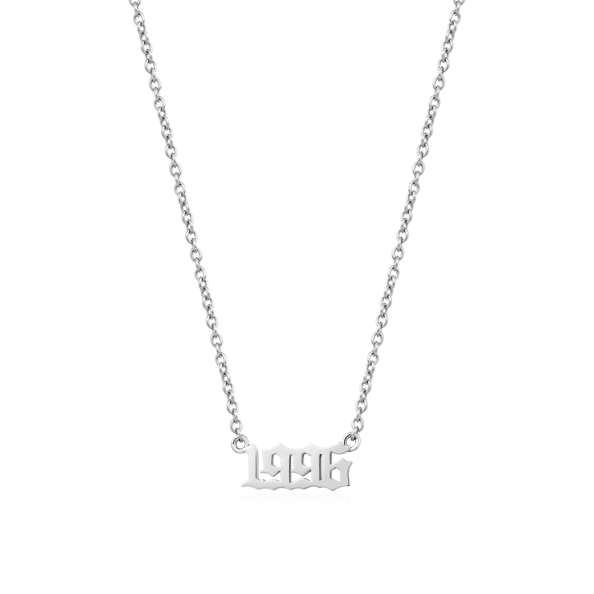 Custom Old English & Manta Name Necklace Set - Image 3