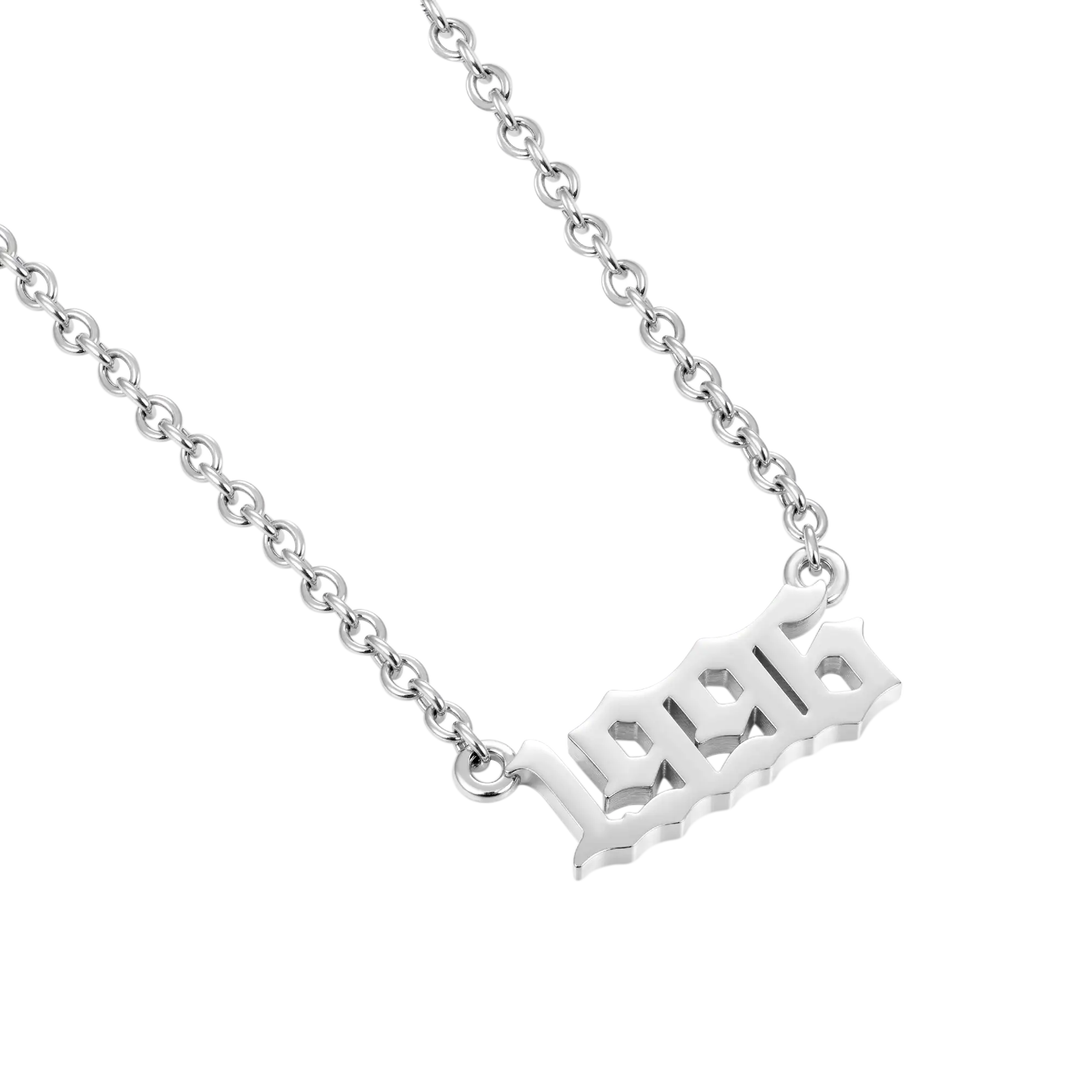 Custom Old English & Manta Name Necklace Set - Image 4