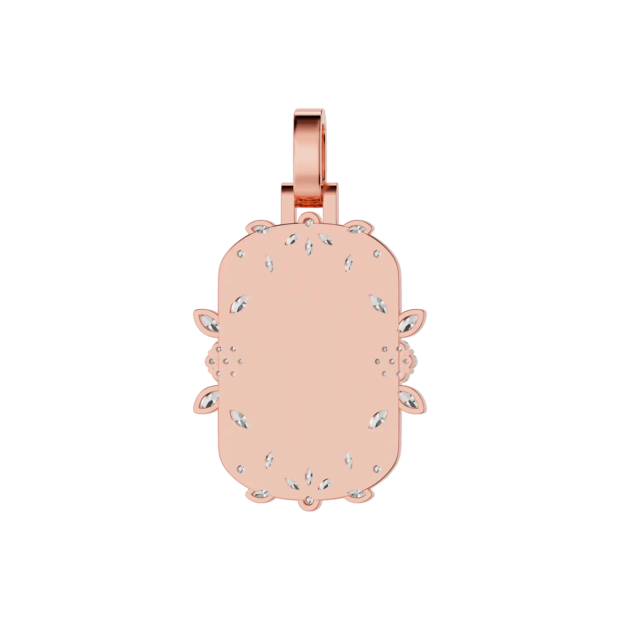 Custom Petal Frame Pendant - Image 10