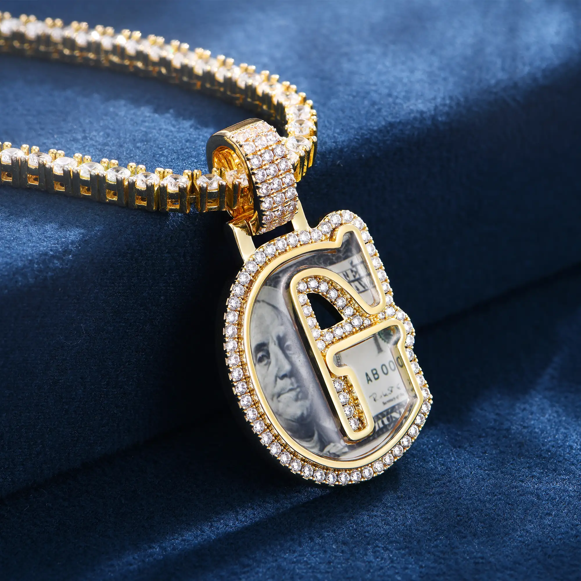 Custom Photo Font Pendant - Image 3