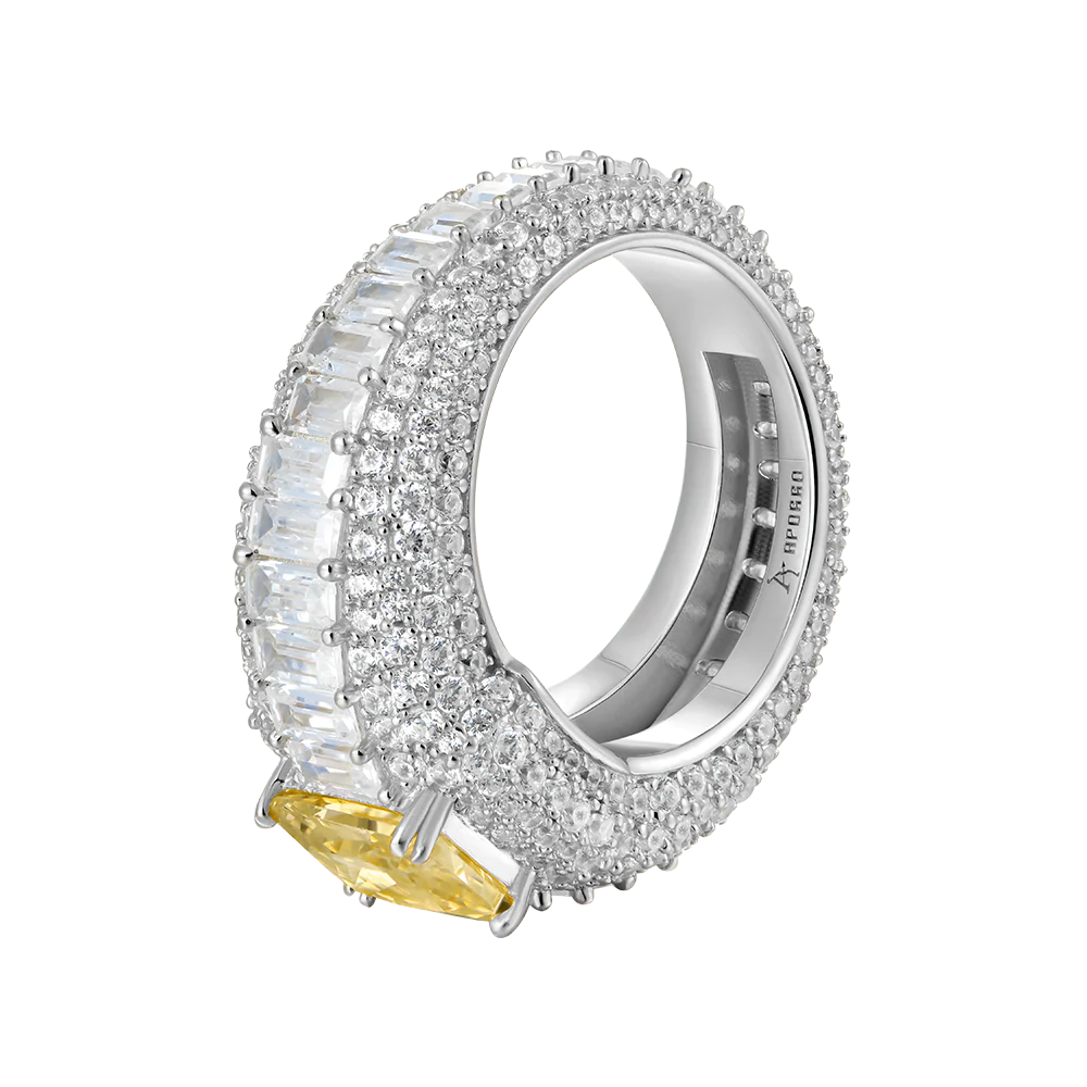 Custom Emerald Cut Ring - Image 4