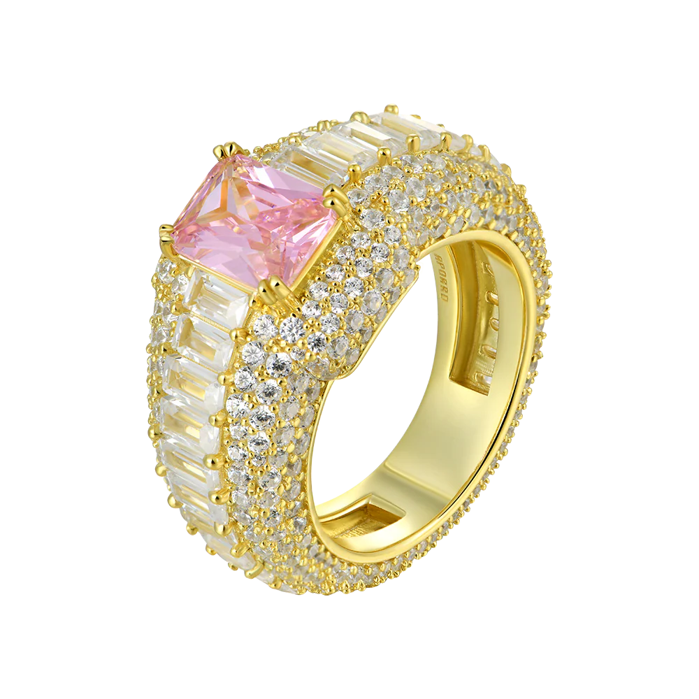 Custom Emerald Cut Ring - Image 5