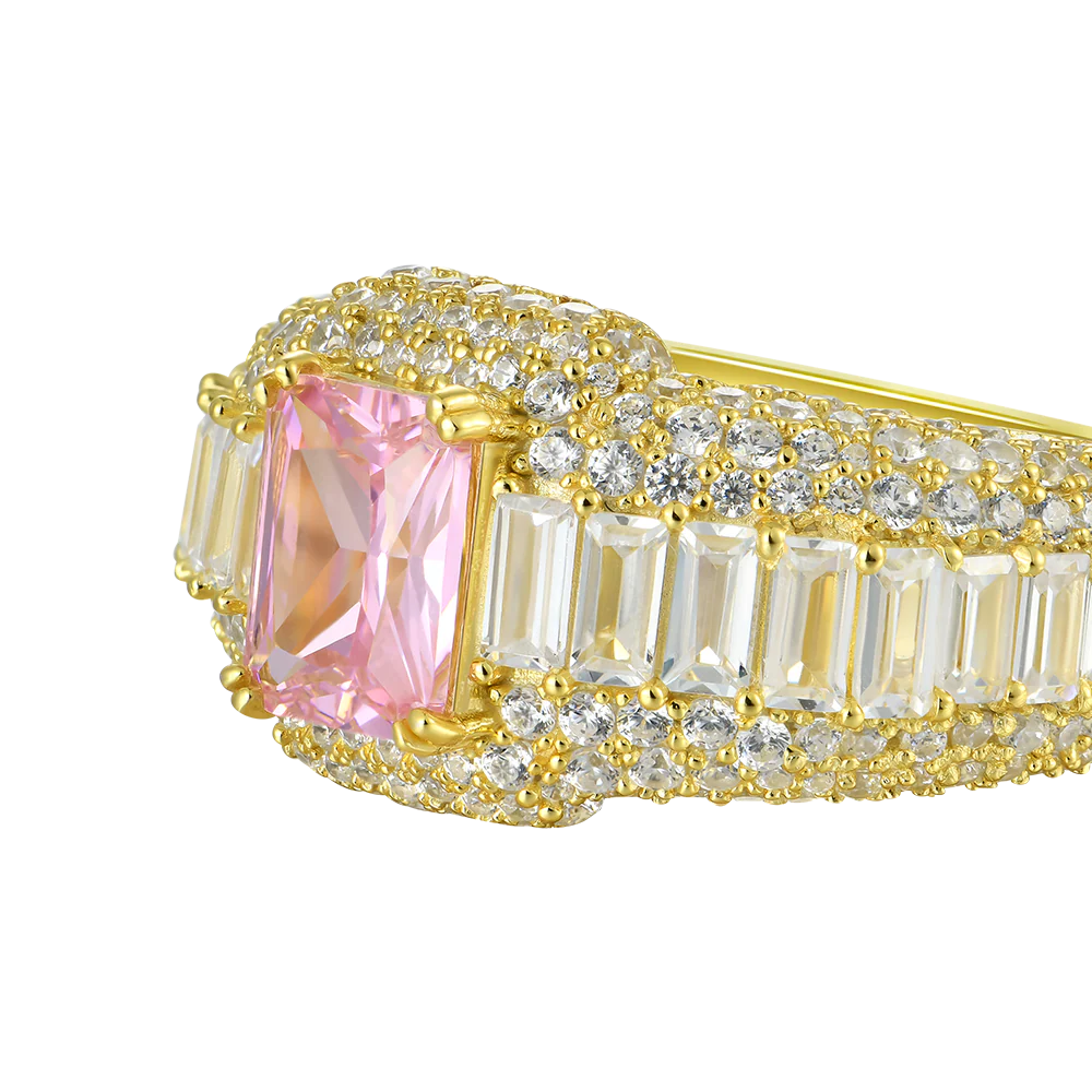 Custom Emerald Cut Ring - Image 7