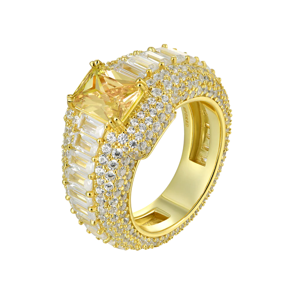 Custom Emerald Cut Ring - Image 9