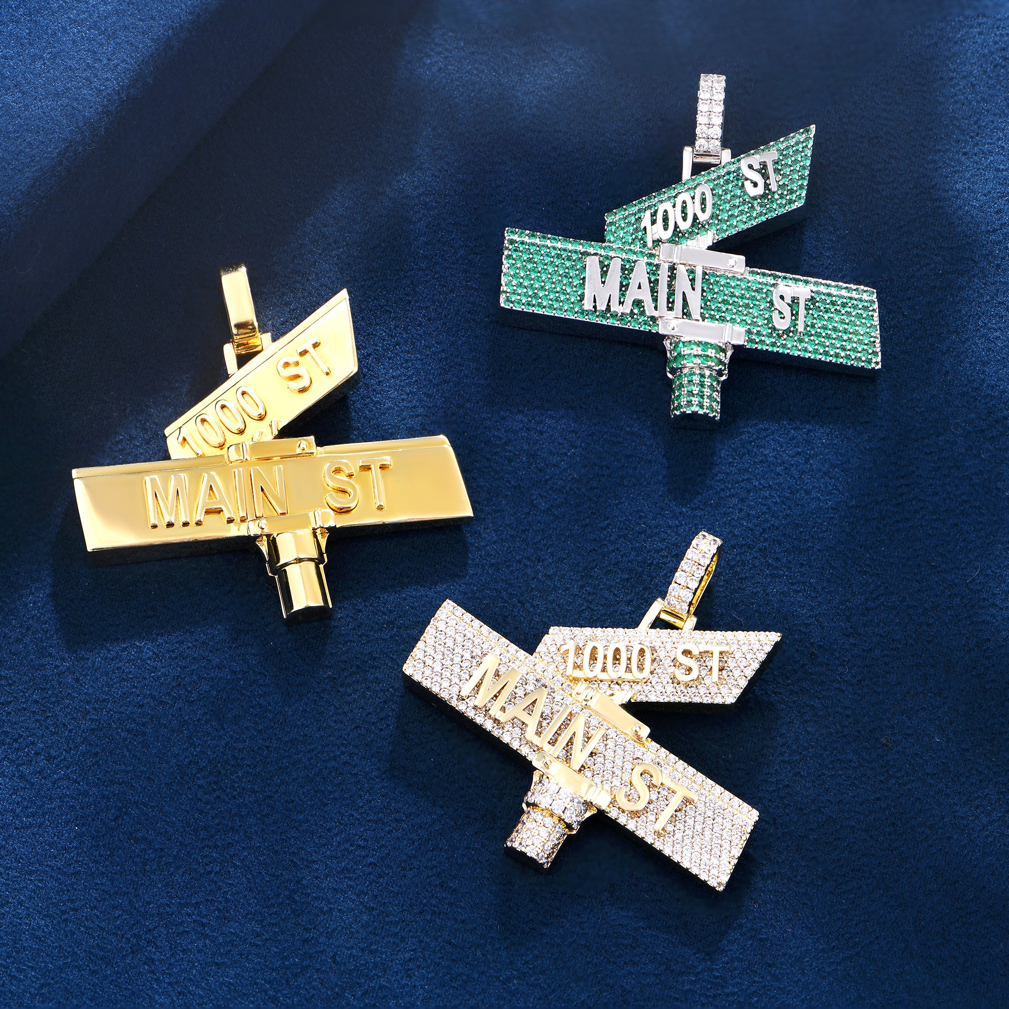 Custom Plain Street Sign Pendant - Image 3