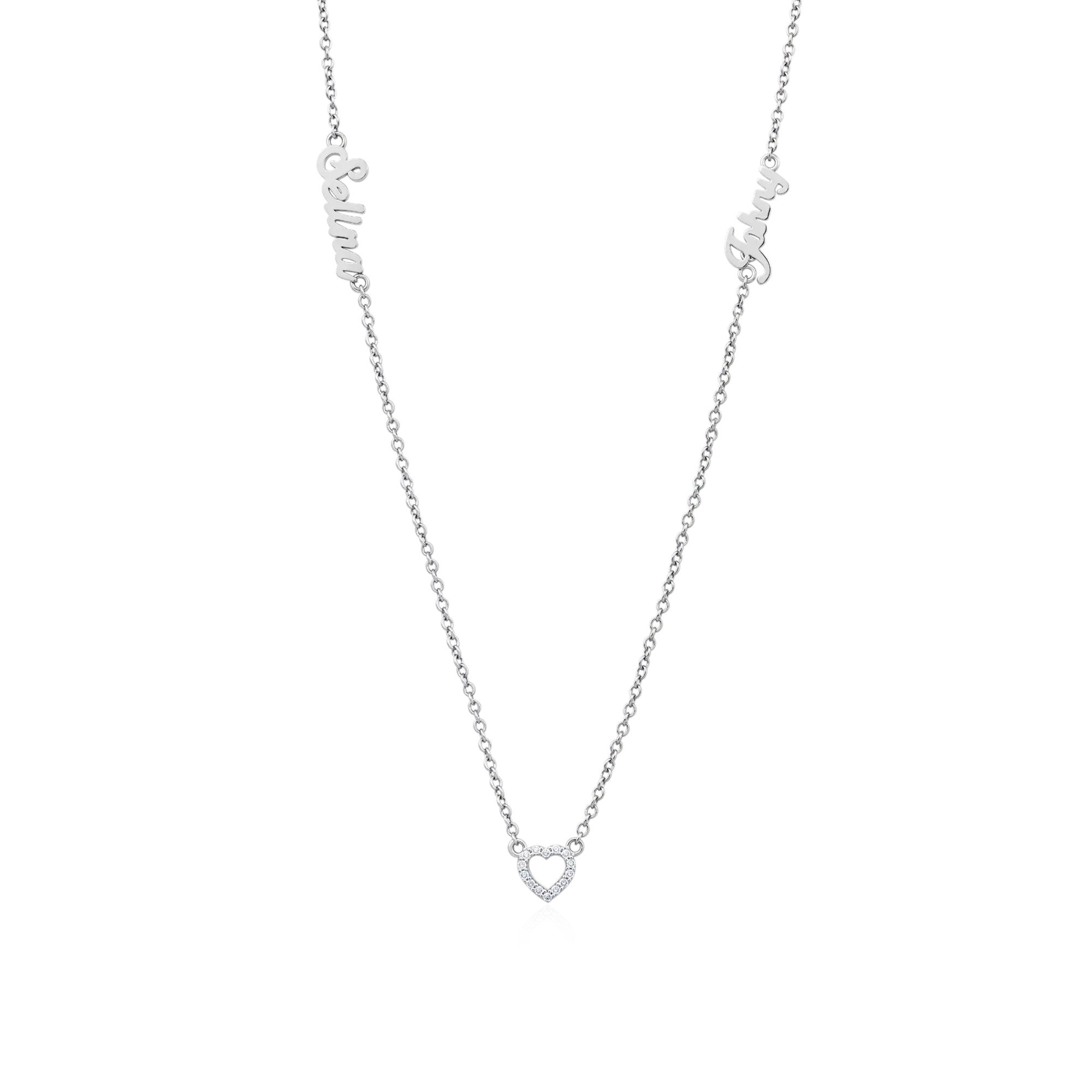 Custom Romantic Name Necklace Set - Image 4