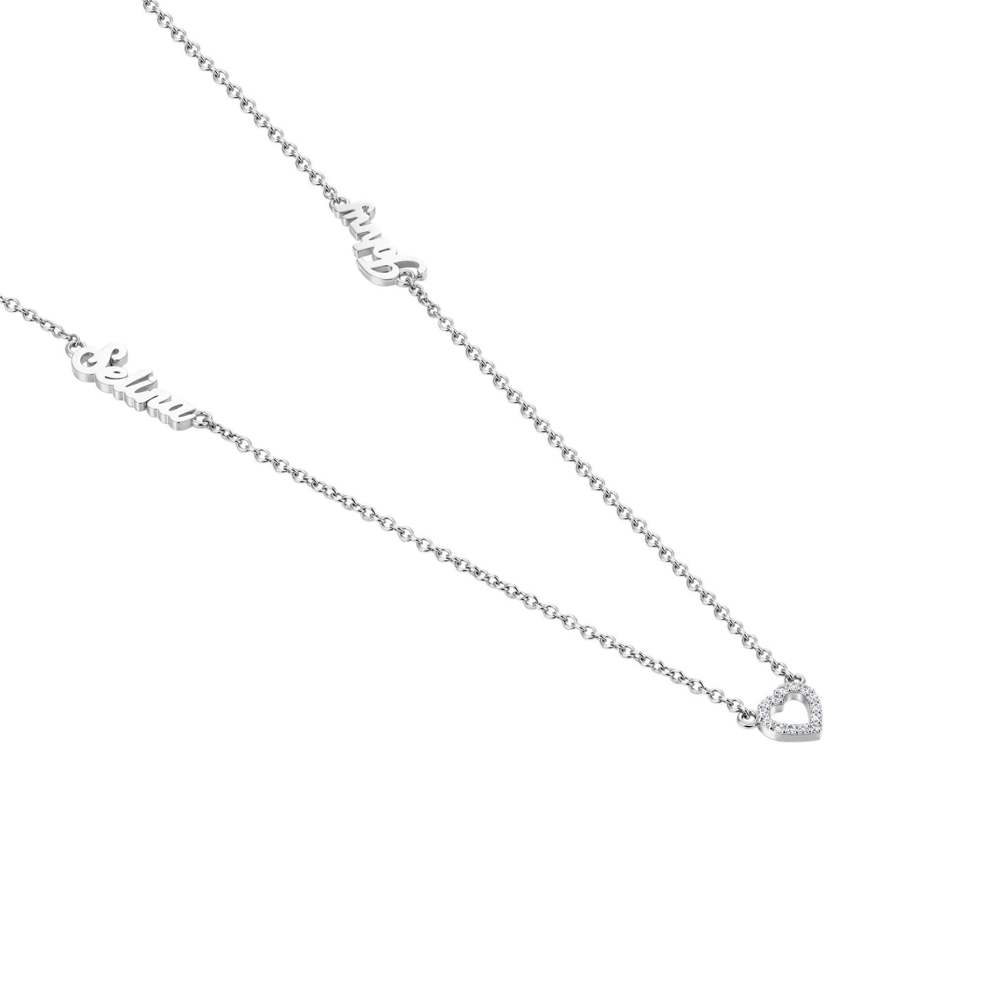 Custom Romantic Name Necklace Set - Image 5