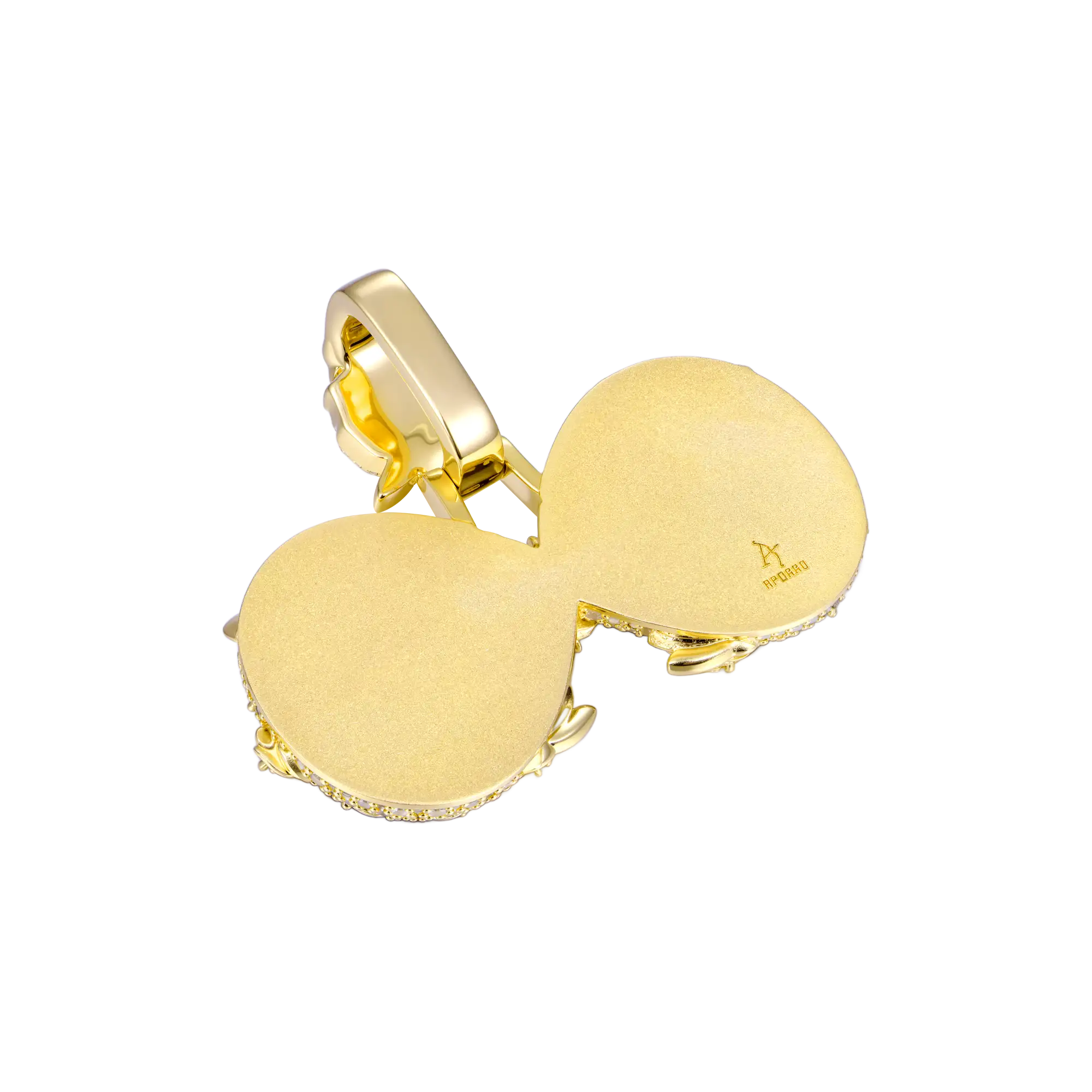Custom Rose Infinity Frame Pendant-51mm - Image 10