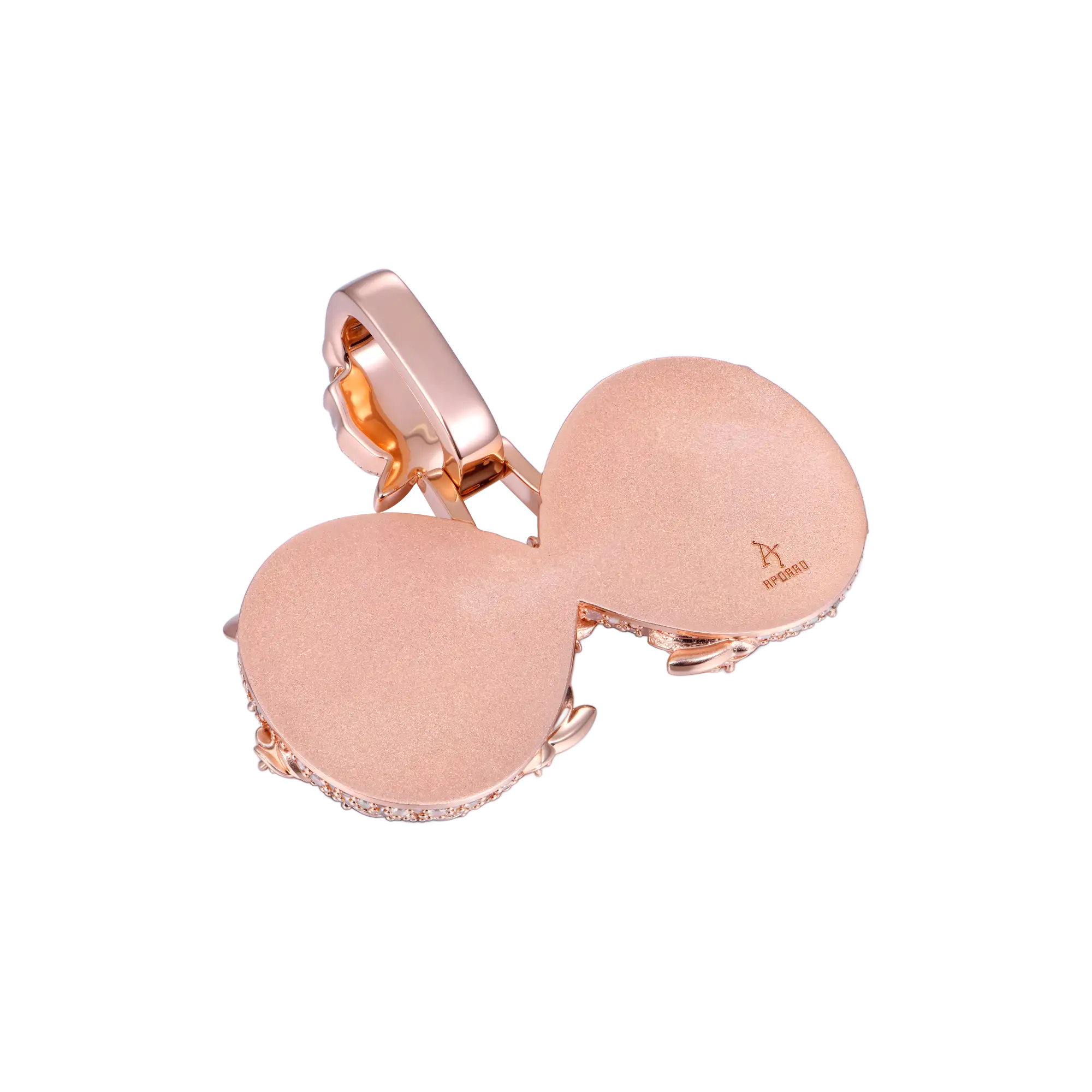 Custom Rose Infinity Frame Pendant-51mm - Image 6