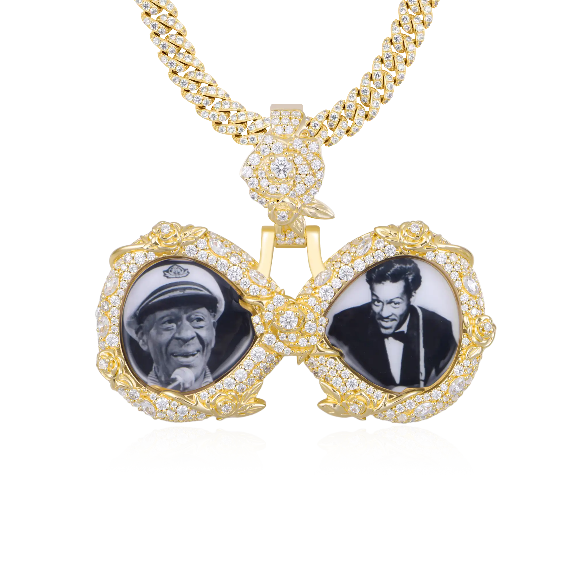 Custom Rose Infinity Frame Pendant-51mm - Image 7