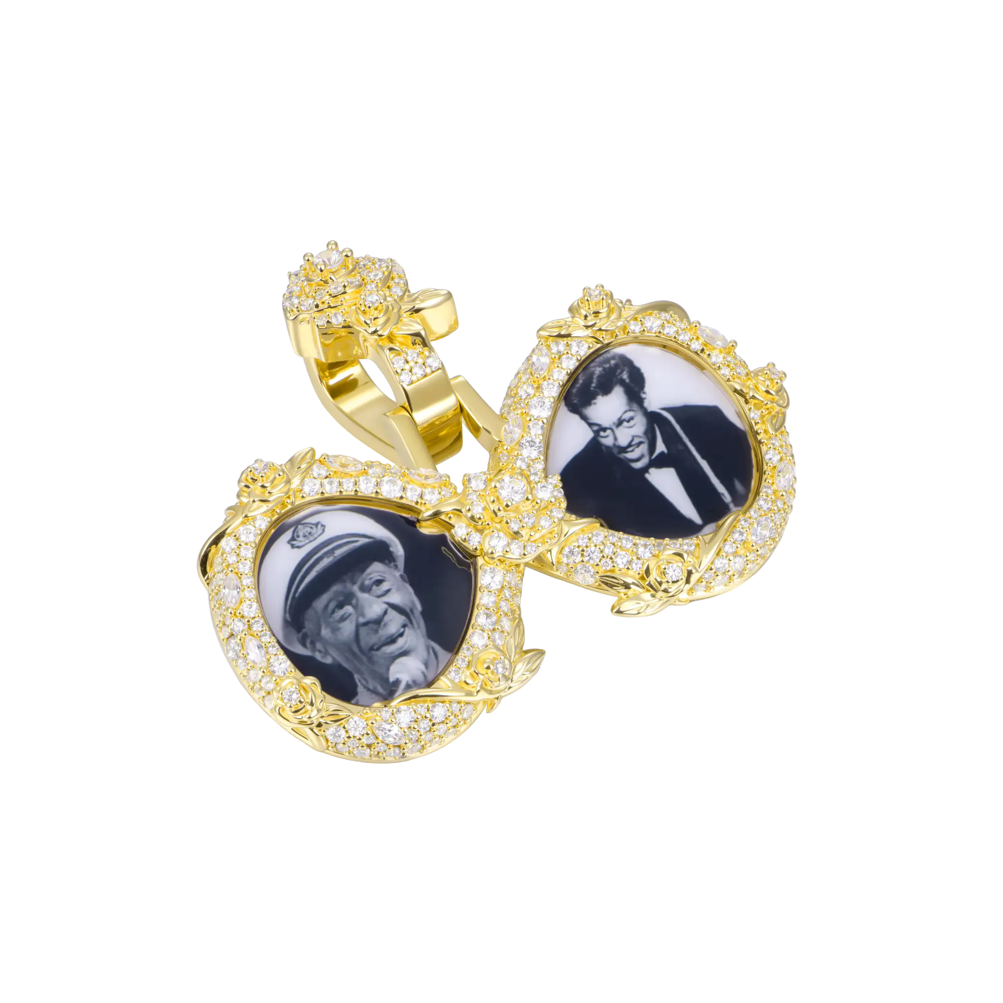 Custom Rose Infinity Frame Pendant-51mm - Image 8