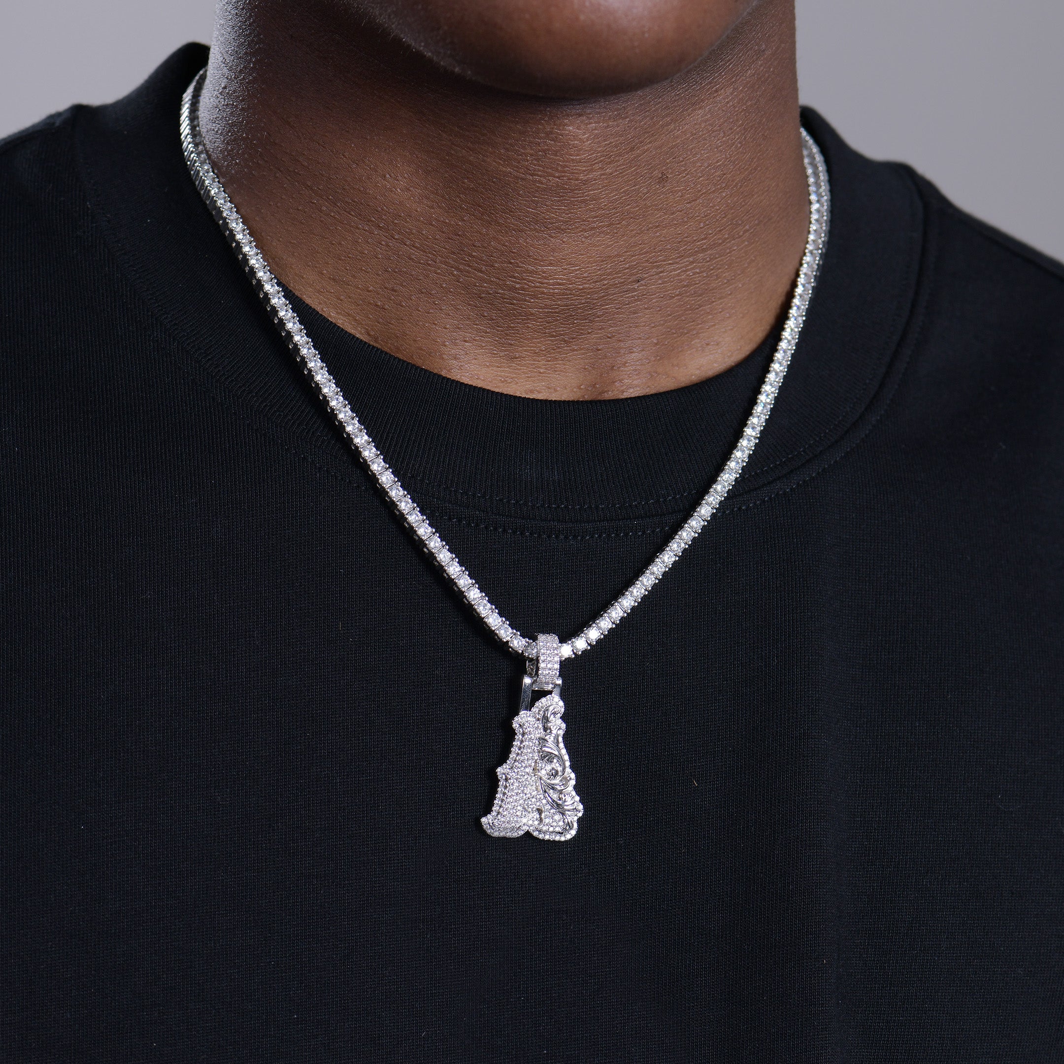 Custom Scroll Script Pendant - Image 2