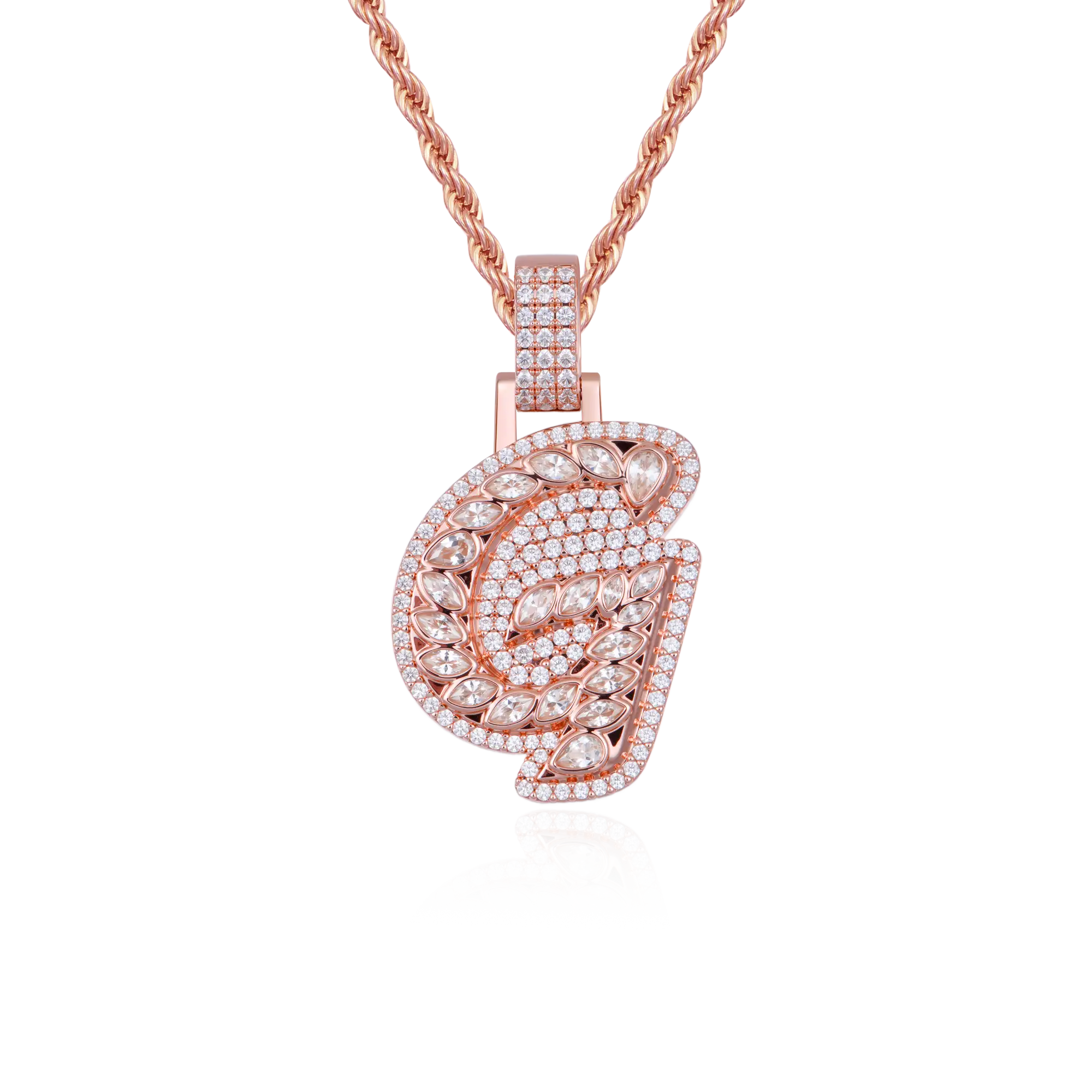Custom 3D Lucida Font Pendant - 30mm - Image 12
