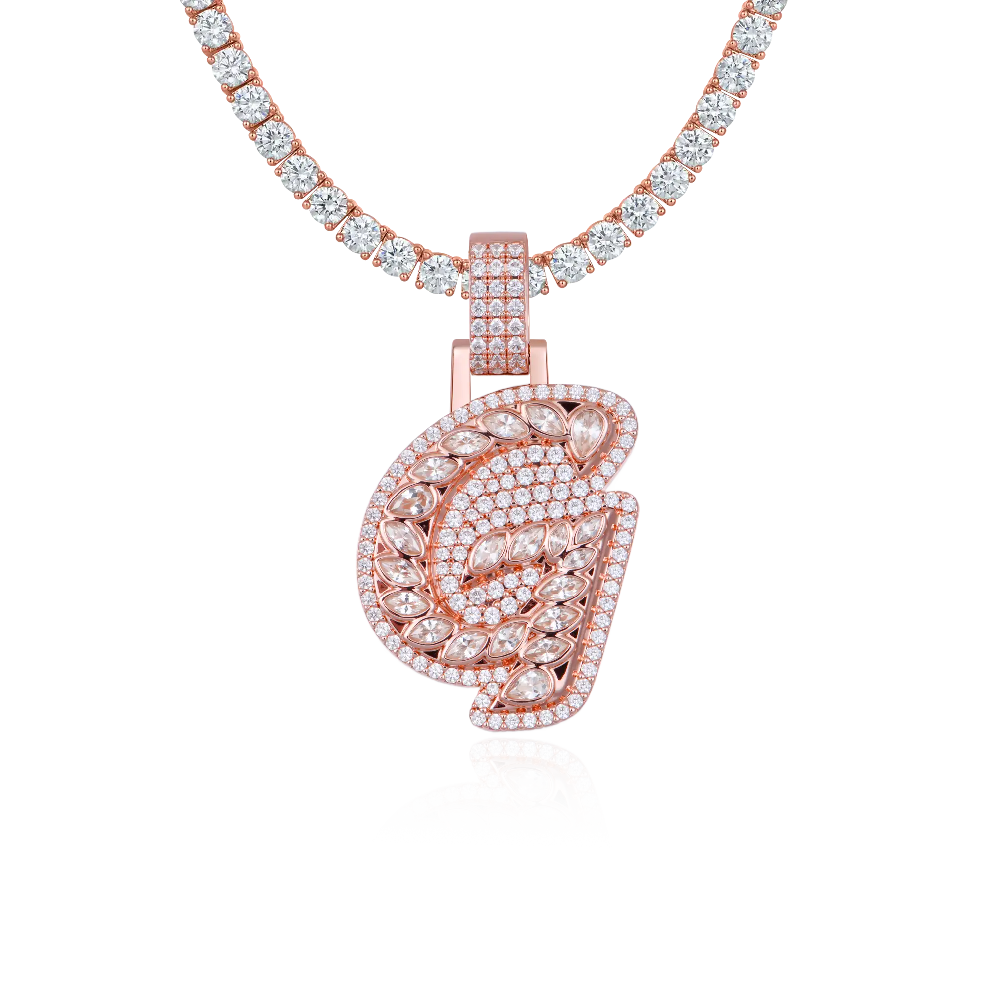 Custom 3D Lucida Font Pendant - 30mm - Image 15