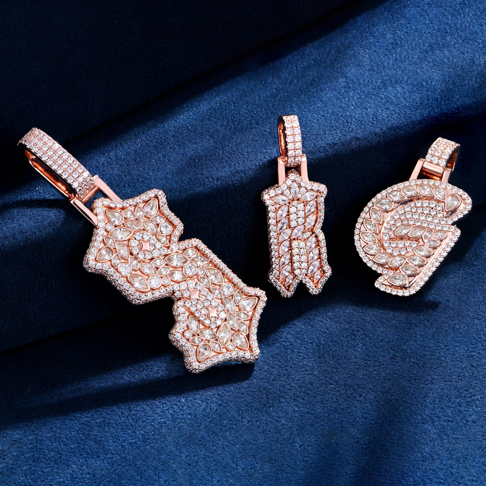 Custom 3D Lucida Font Pendant - 30mm - Image 3