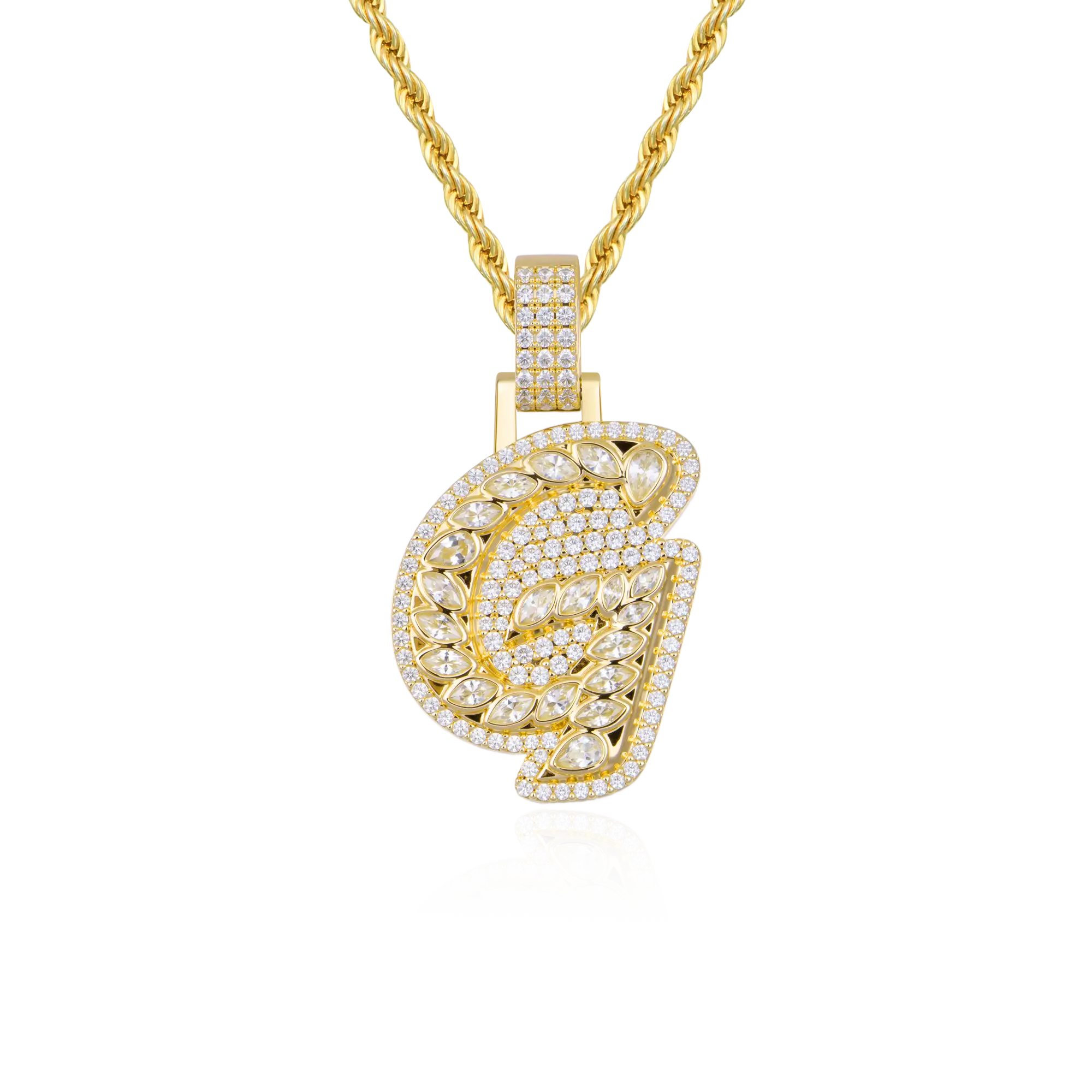 Custom 3D Lucida Font Pendant - 30mm - Image 7