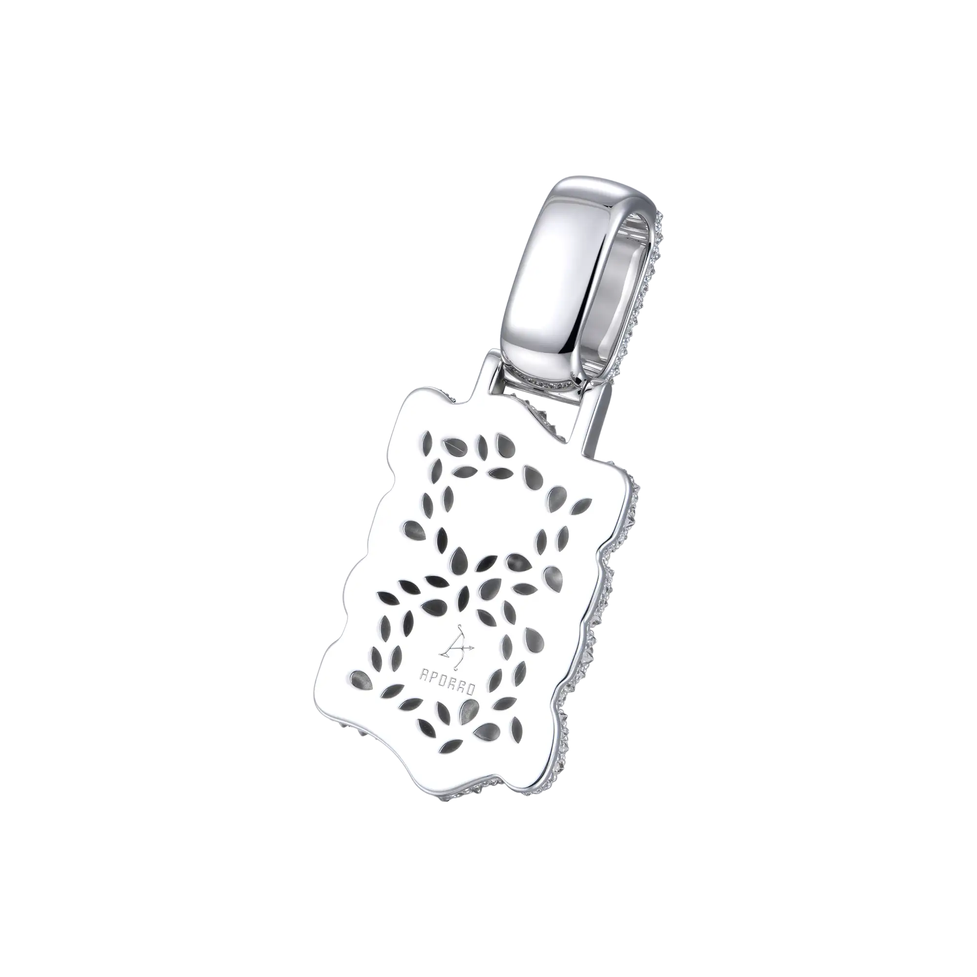 Custom Shaped Diamond Pendant - Image 6