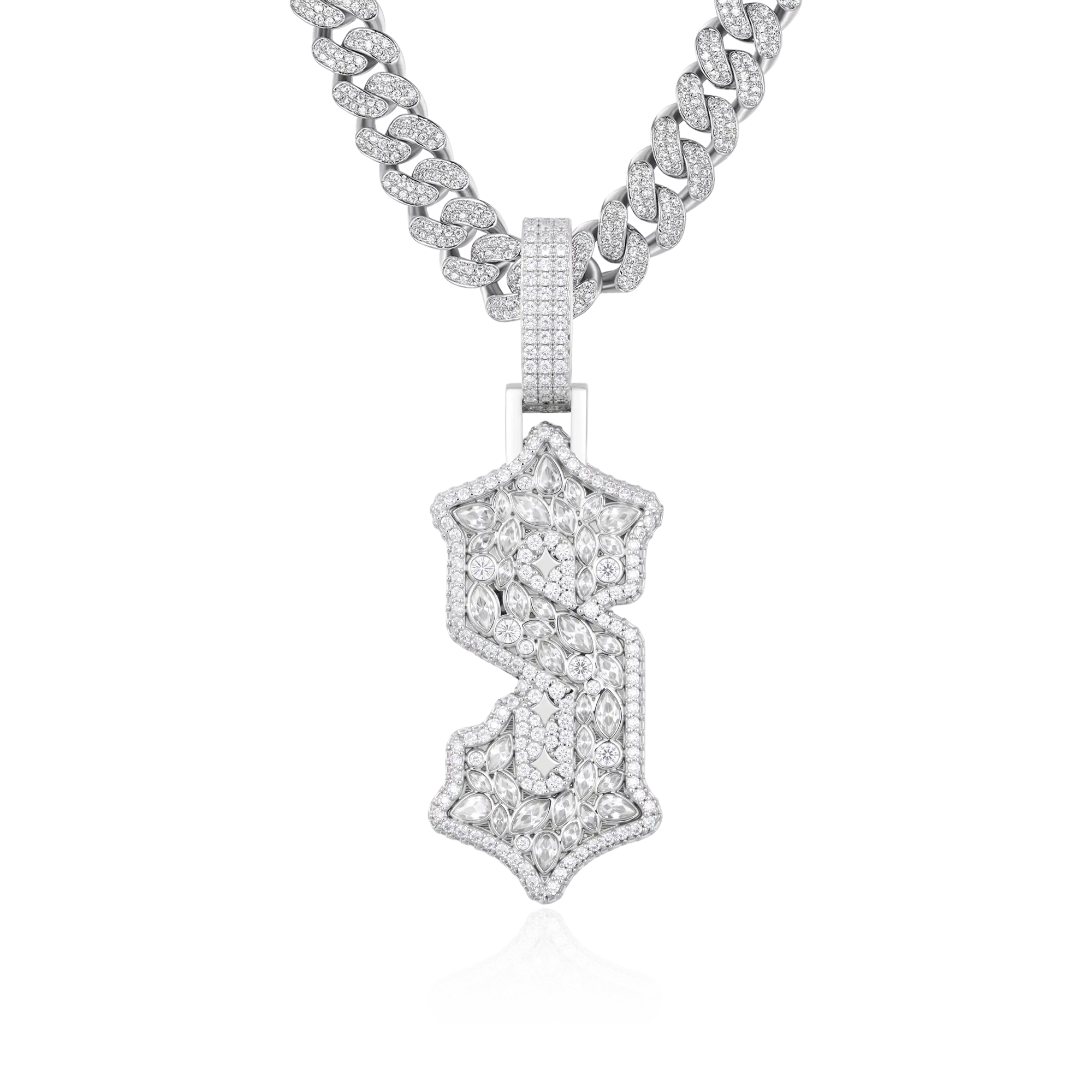 Custom Shaped Gothic Pendant - 51mm - Image 7