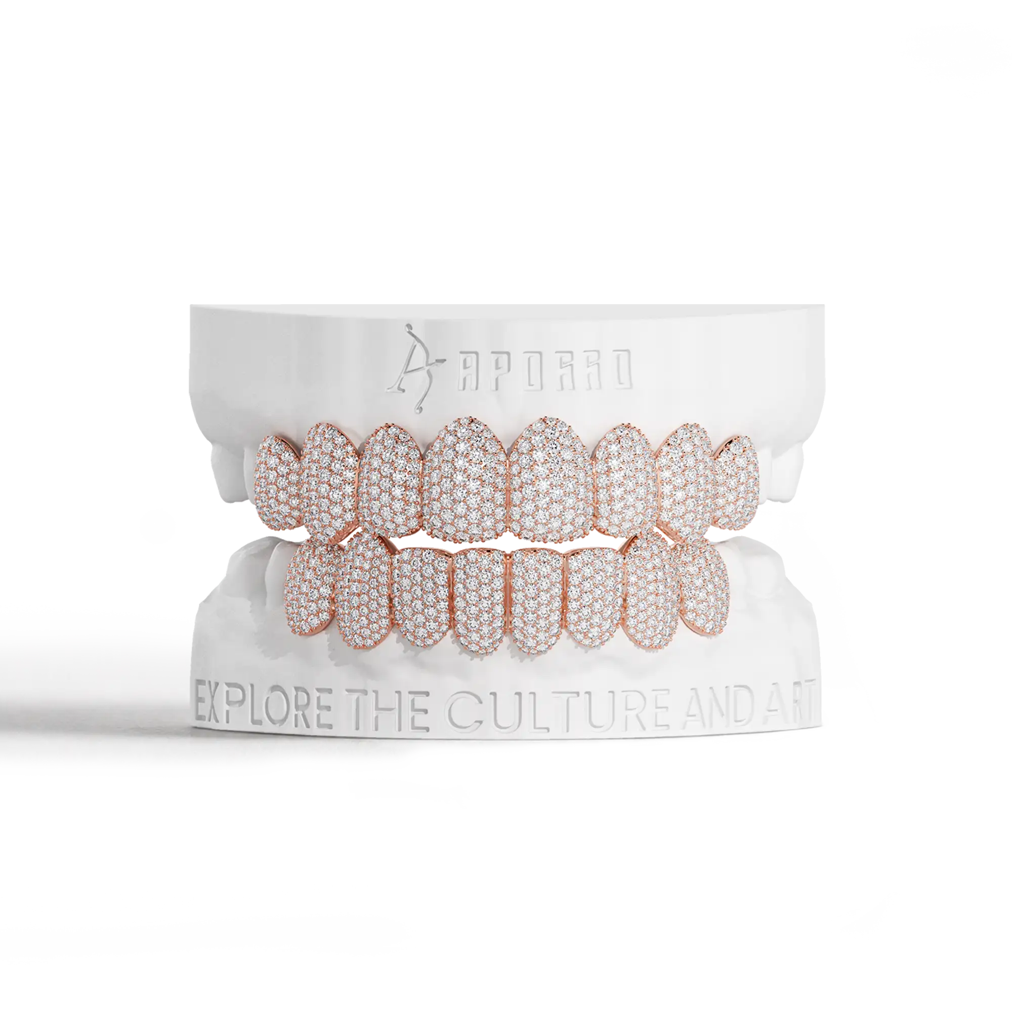 Custom Sparkling Honeycomb Grillz - Image 7
