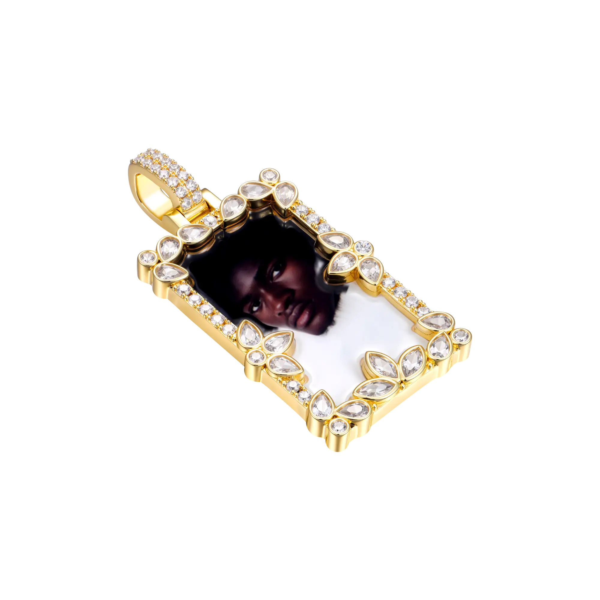 Custom Special Cut Spliced Picture Pendant - Image 5