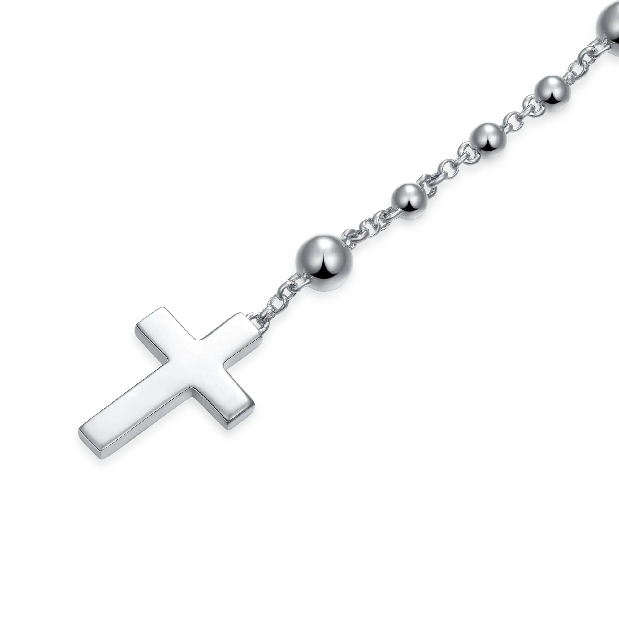Custom Adjustable 14k Gold Virgin Mary Rosary Necklace - Image 8