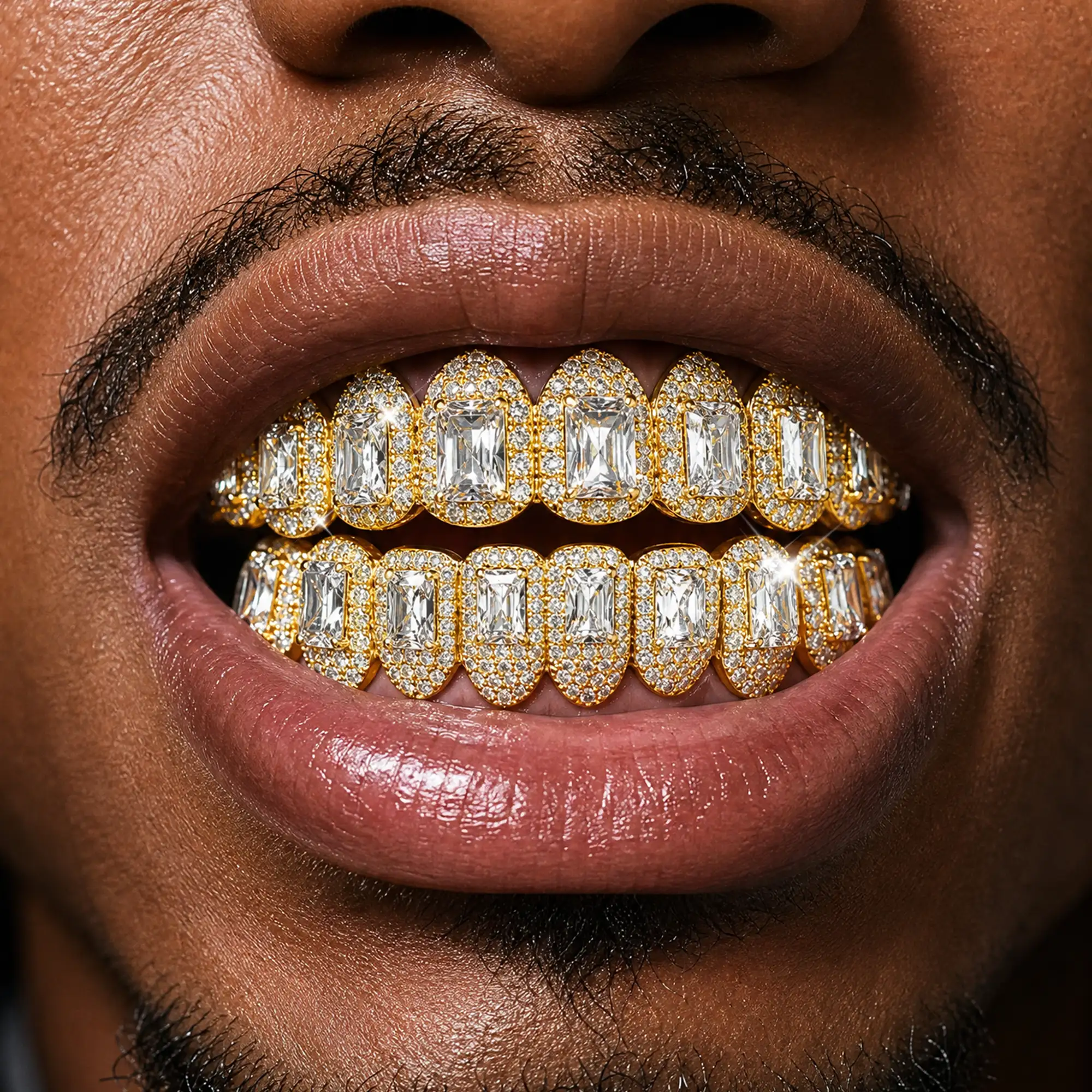 Custom Emerald Frame Grillz - Image 2