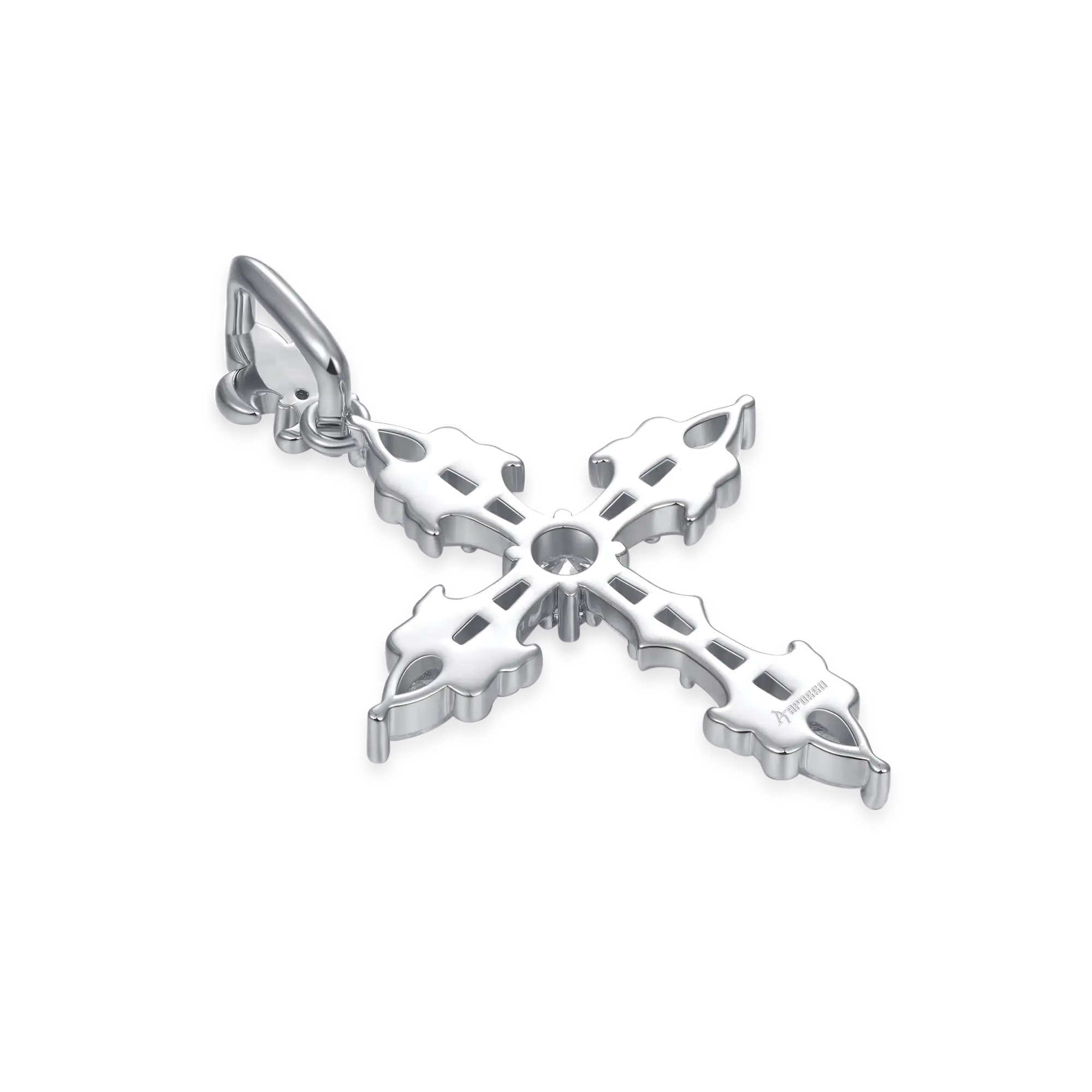Fleur De Lis Cross Pendant - Image 5