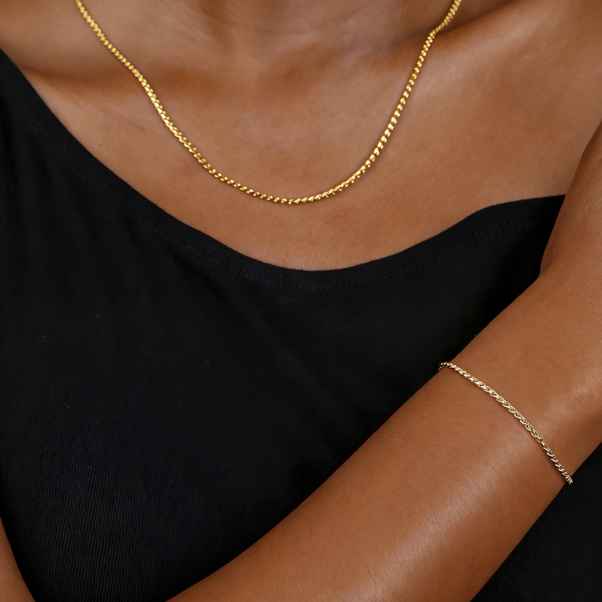 Franco Chain - Yellow Gold - Image 7