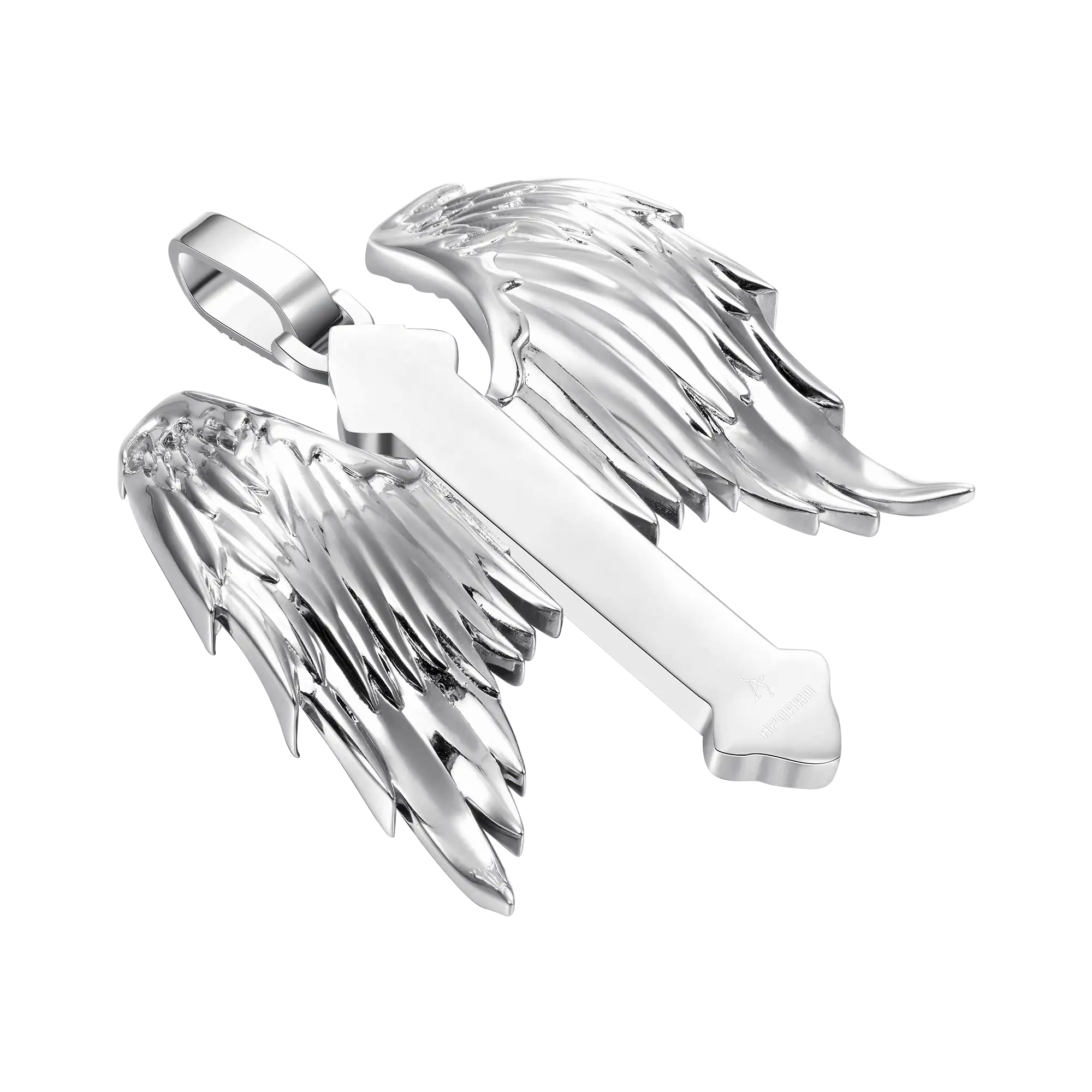 Guardian Wings Cross Pendant - Large - Image 4