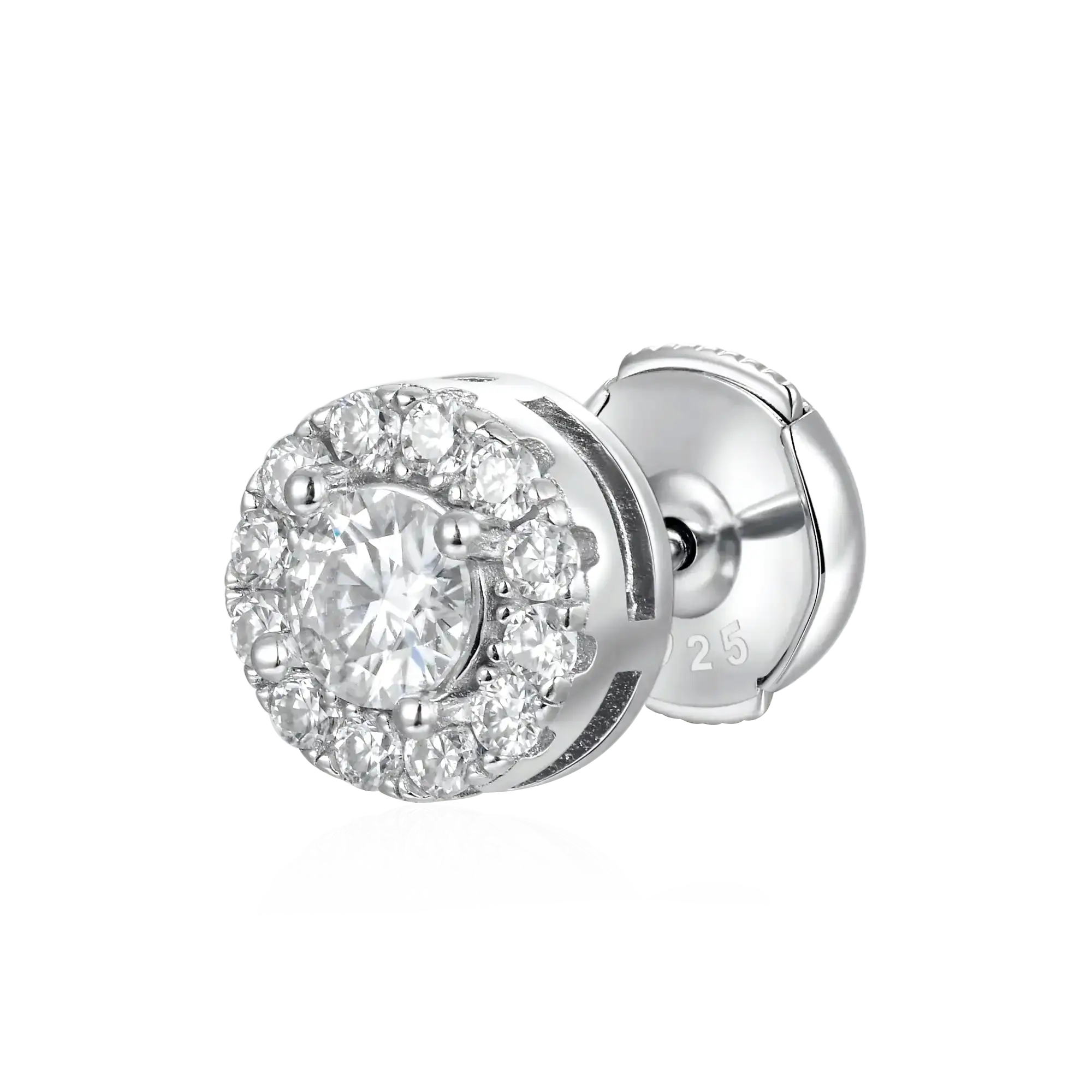 Halo Sparkle Earrings & Bracelet Set - Image 3