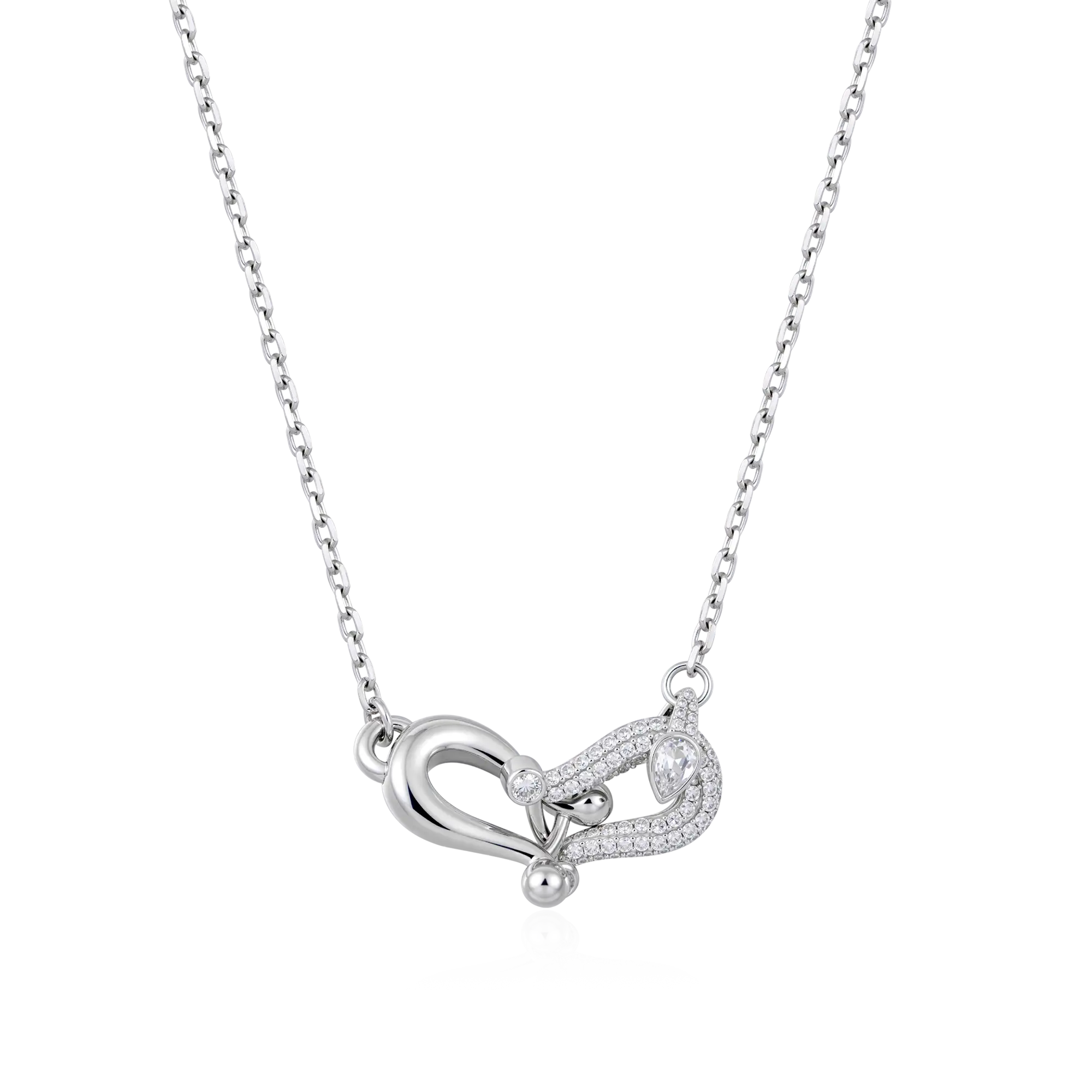Horseshoe Locked Luck Necklace