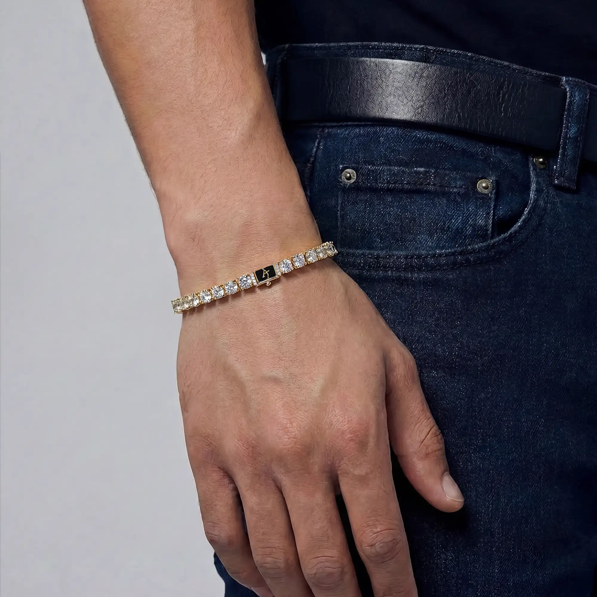Iced Tennis Bracelet - 5mm - Image 6
