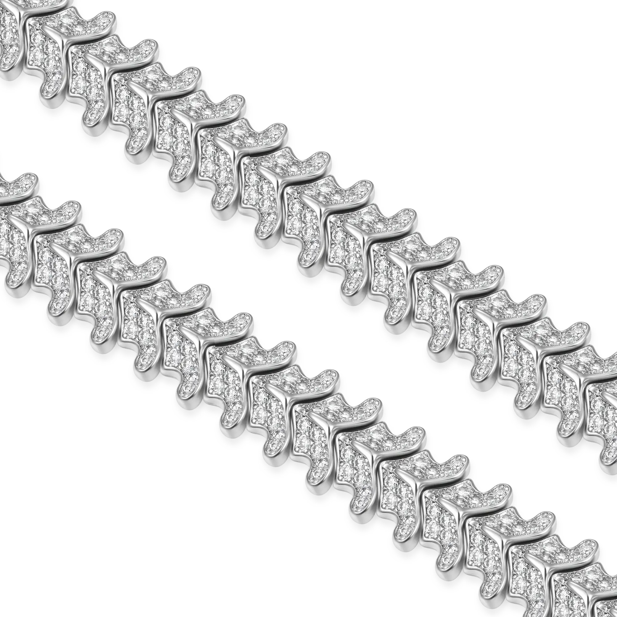 Iced Spine Bracelet - 12mm - Image 4