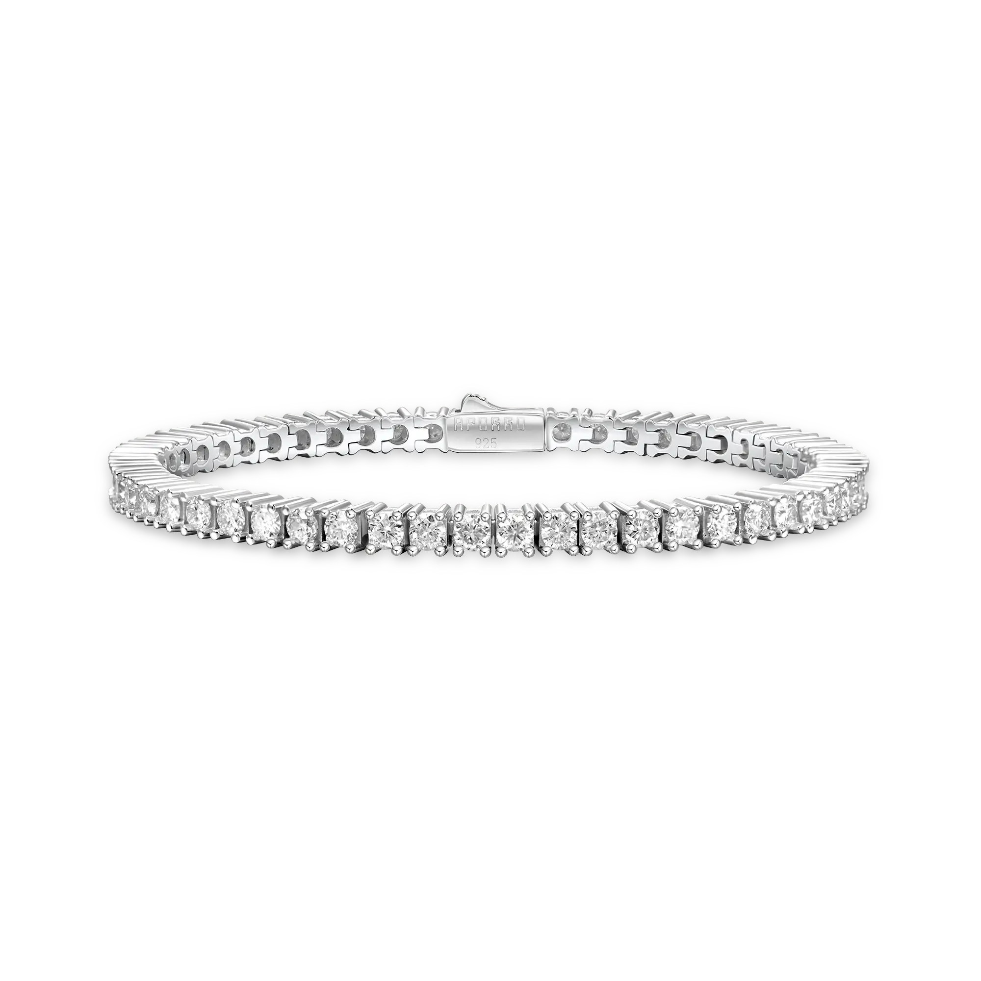 Iced Tennis & Clover Bracelet Set - Image 4