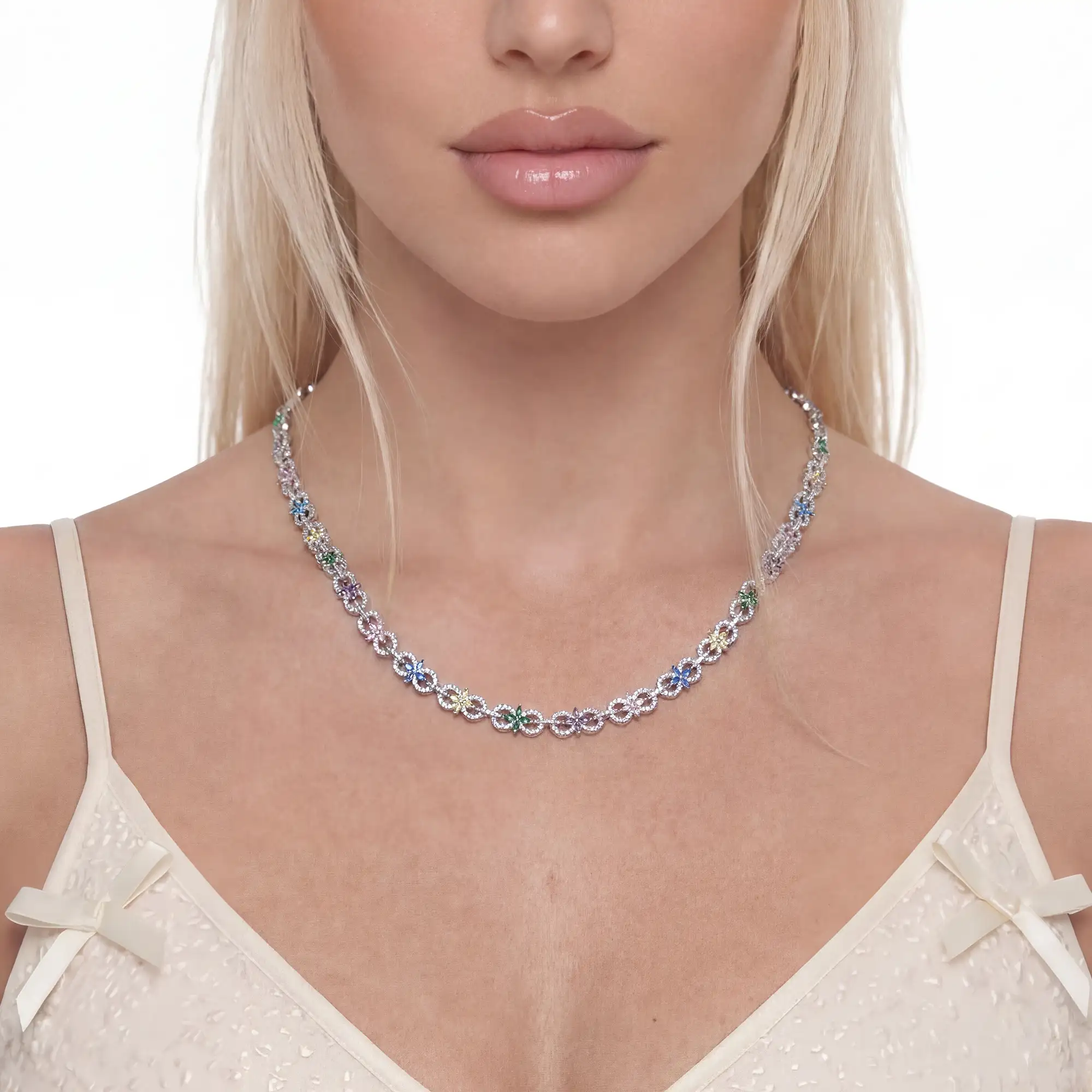 Infinity Four-Leaf Clover Chain - Image 2