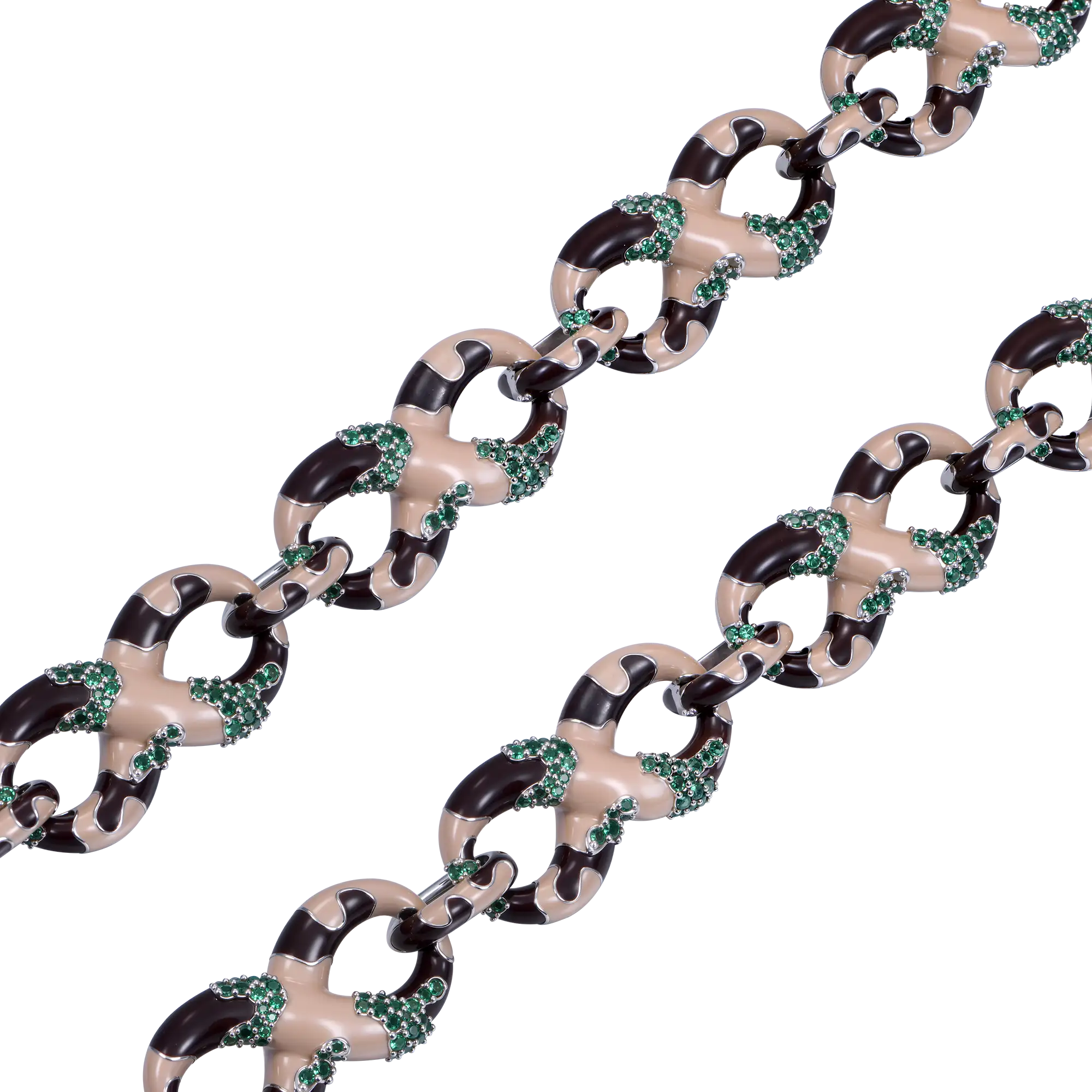 Infinity OG Camo Enamel Link Necklace & Wallet Chain - Image 5