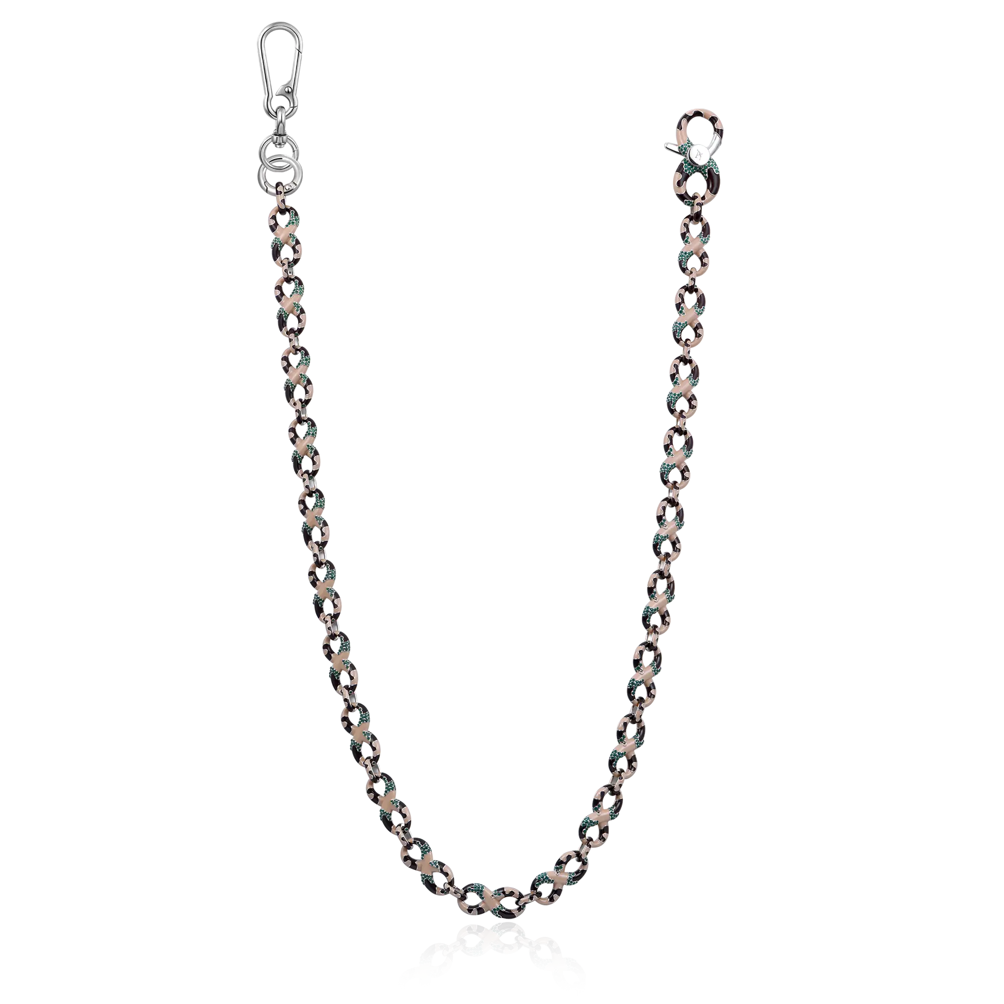 Infinity OG Camo Enamel Link Necklace & Wallet Chain - Image 7