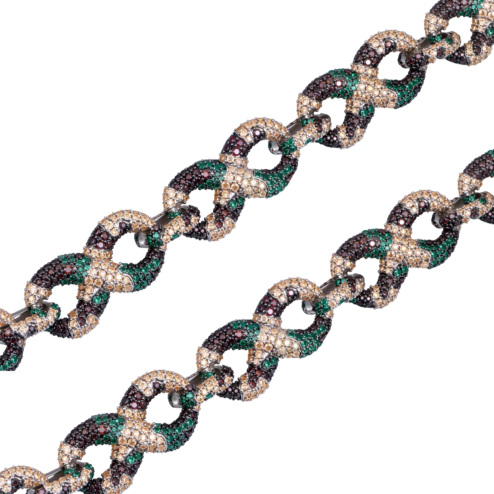 Infinity OG Camo Iced Link Necklace & Wallet Chain - Image 4