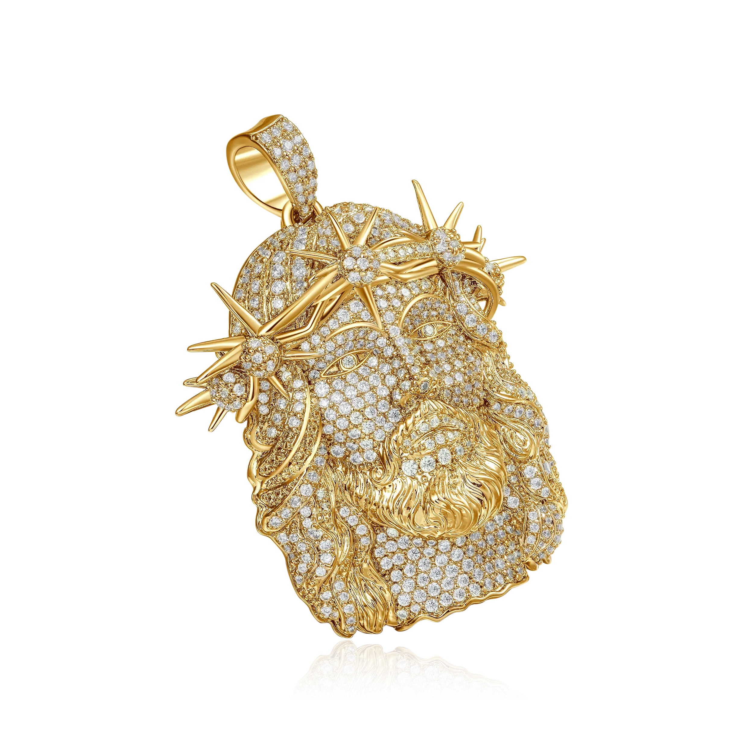 Jesus Piece Fully Iced Pendant - Image 10