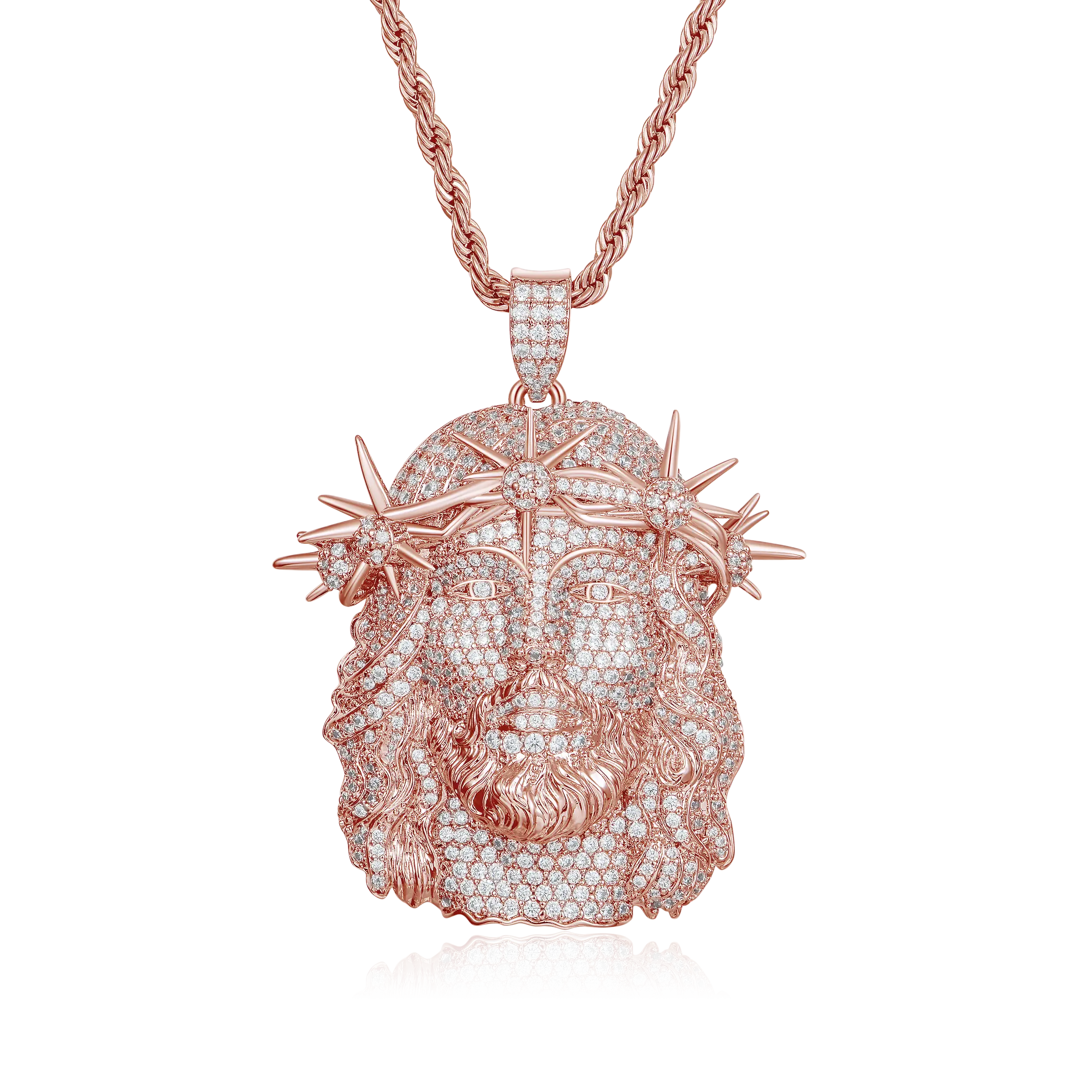 Jesus Piece Fully Iced Pendant - Image 12